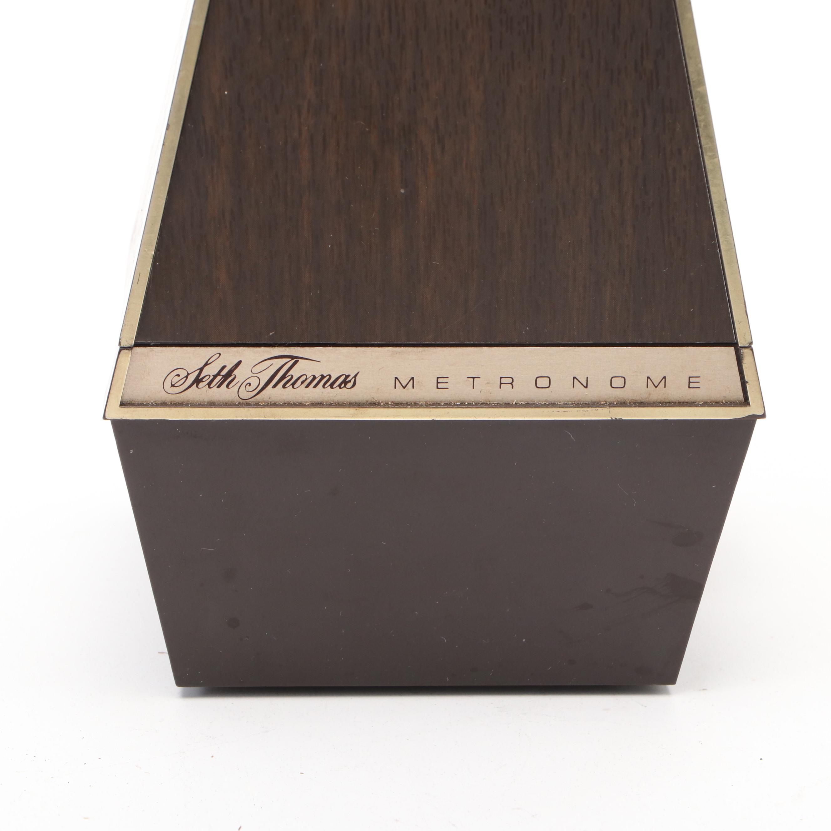 Seth Thomas Metronome with Standard Player Piano Tracker Cleaner