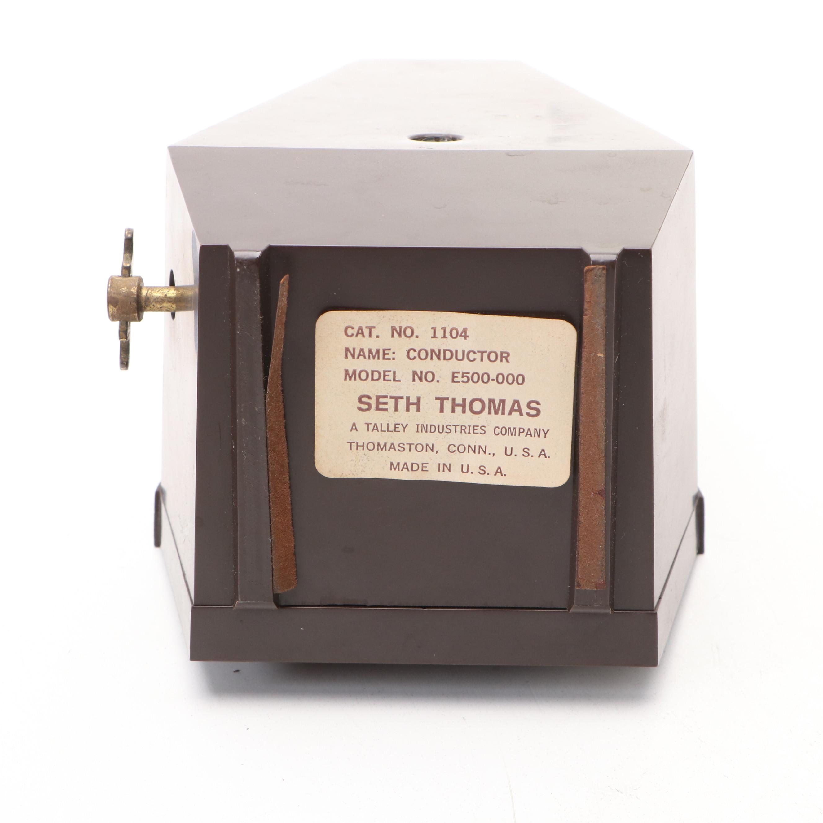 Seth Thomas Metronome with Standard Player Piano Tracker Cleaner
