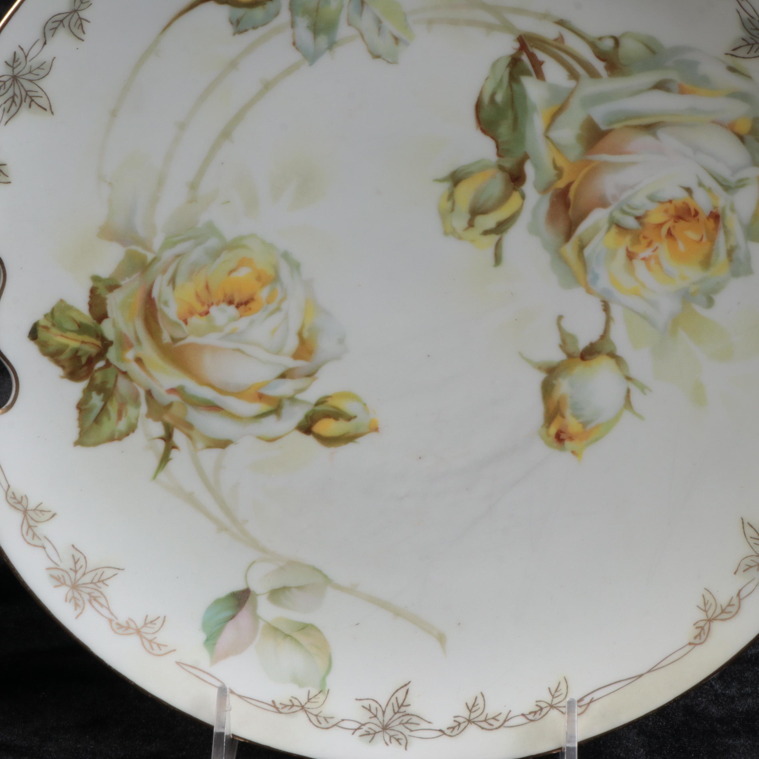 Cauldon with Other English and Prussian Porcelain Plates