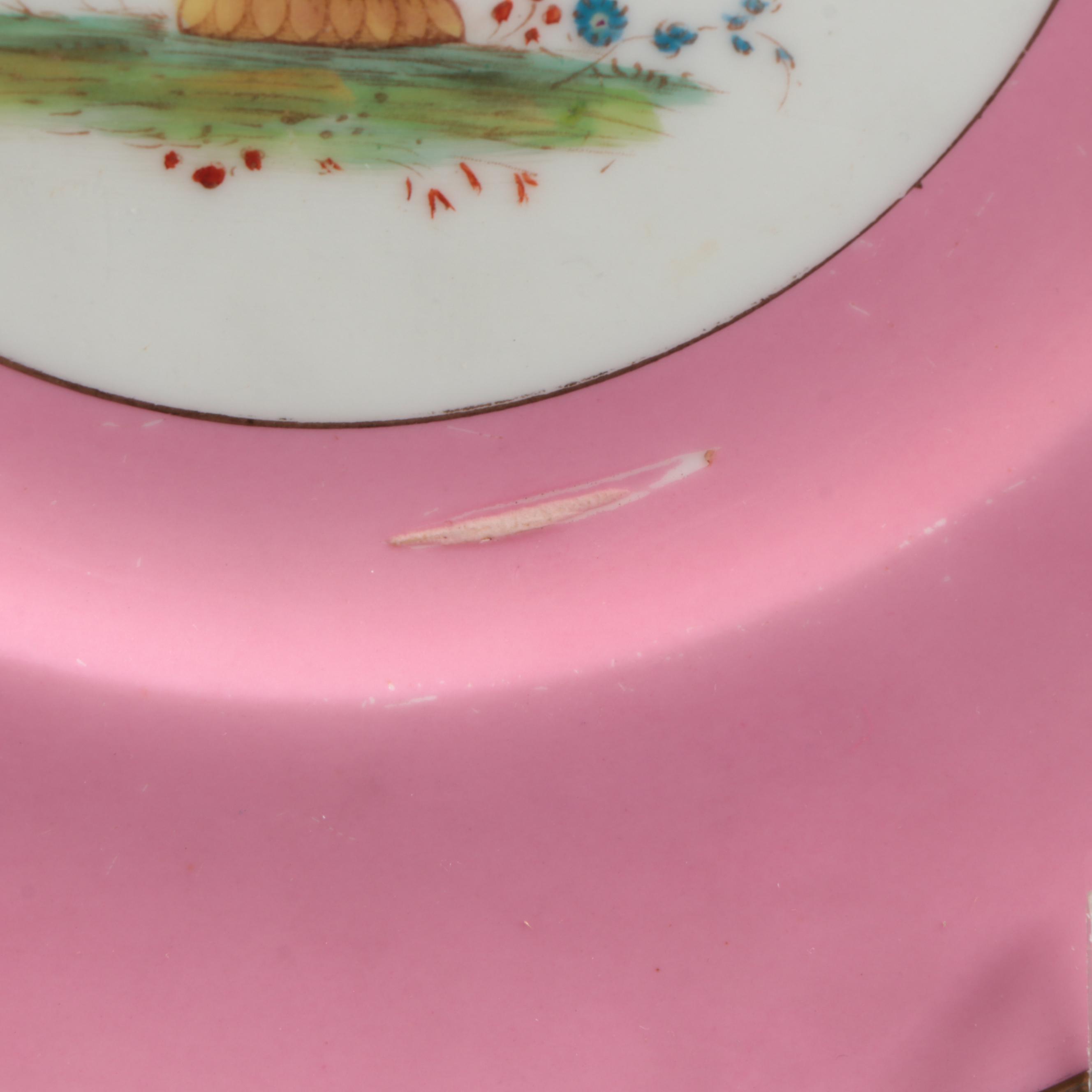 Cauldon with Other English and Prussian Porcelain Plates