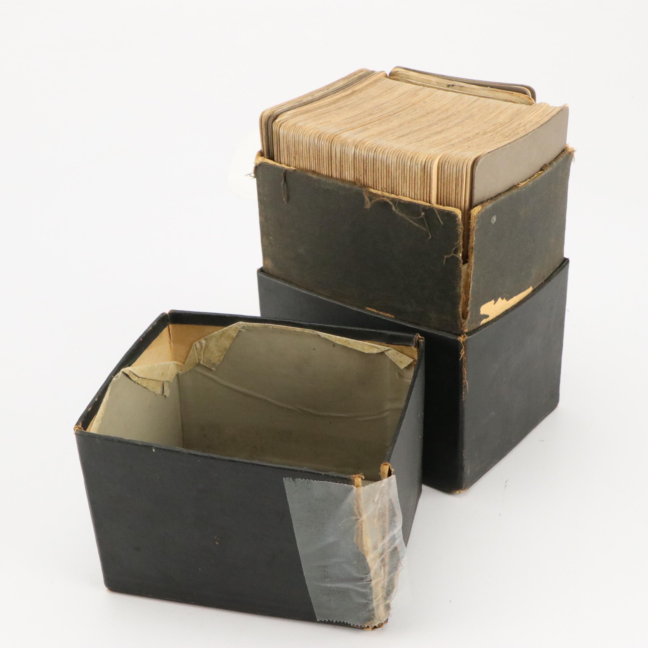 Keystone View Co. and Other Stereo Cards with Stereoscope