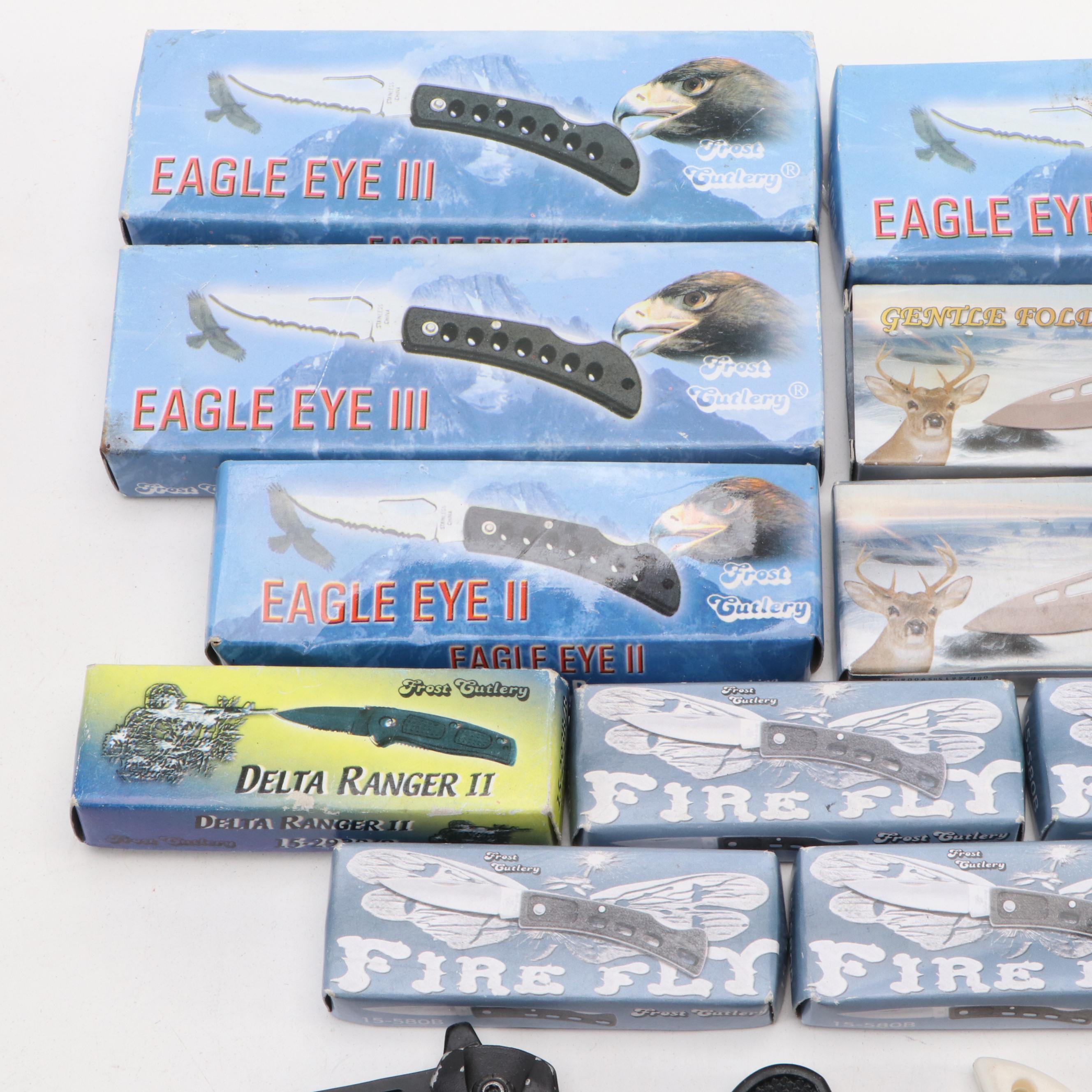 Frost Cutlery "Eagle Eye III" and Other Folding Knives