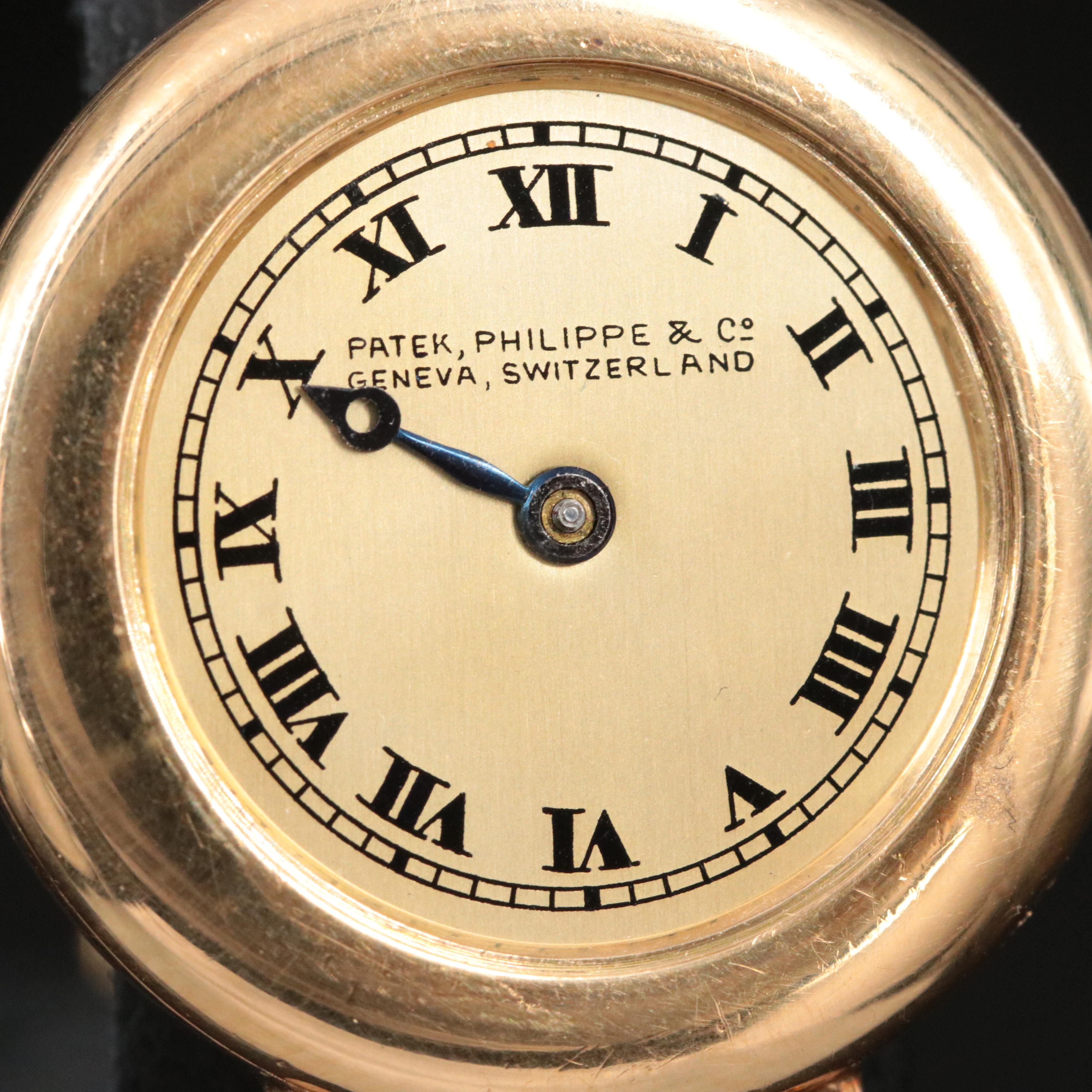 Vintage Patek Philippe & Co. 18K Watch Retailed by G.T. Brodnax Inc.