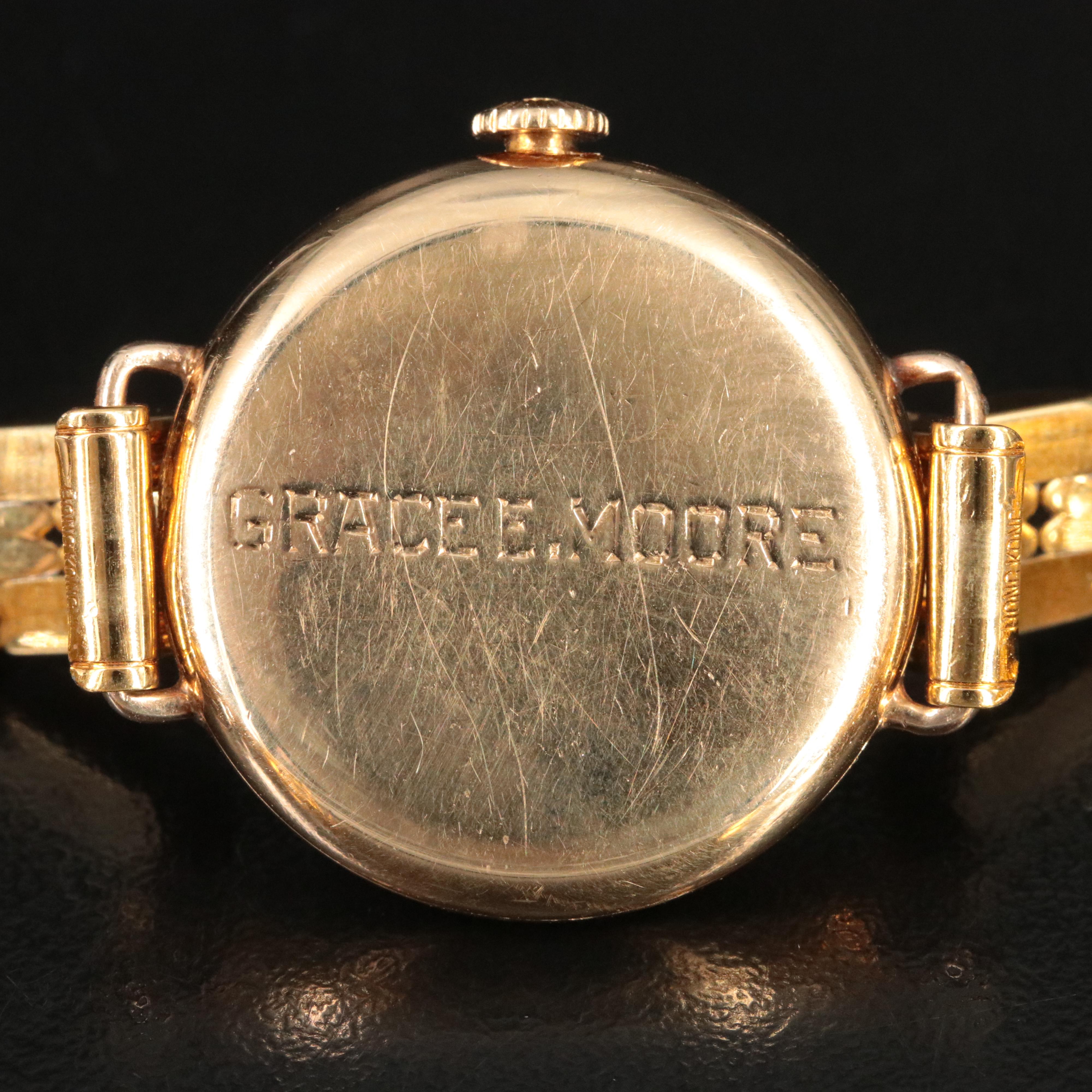 Vintage Patek Philippe & Co. 18K Watch Retailed by G.T. Brodnax Inc.