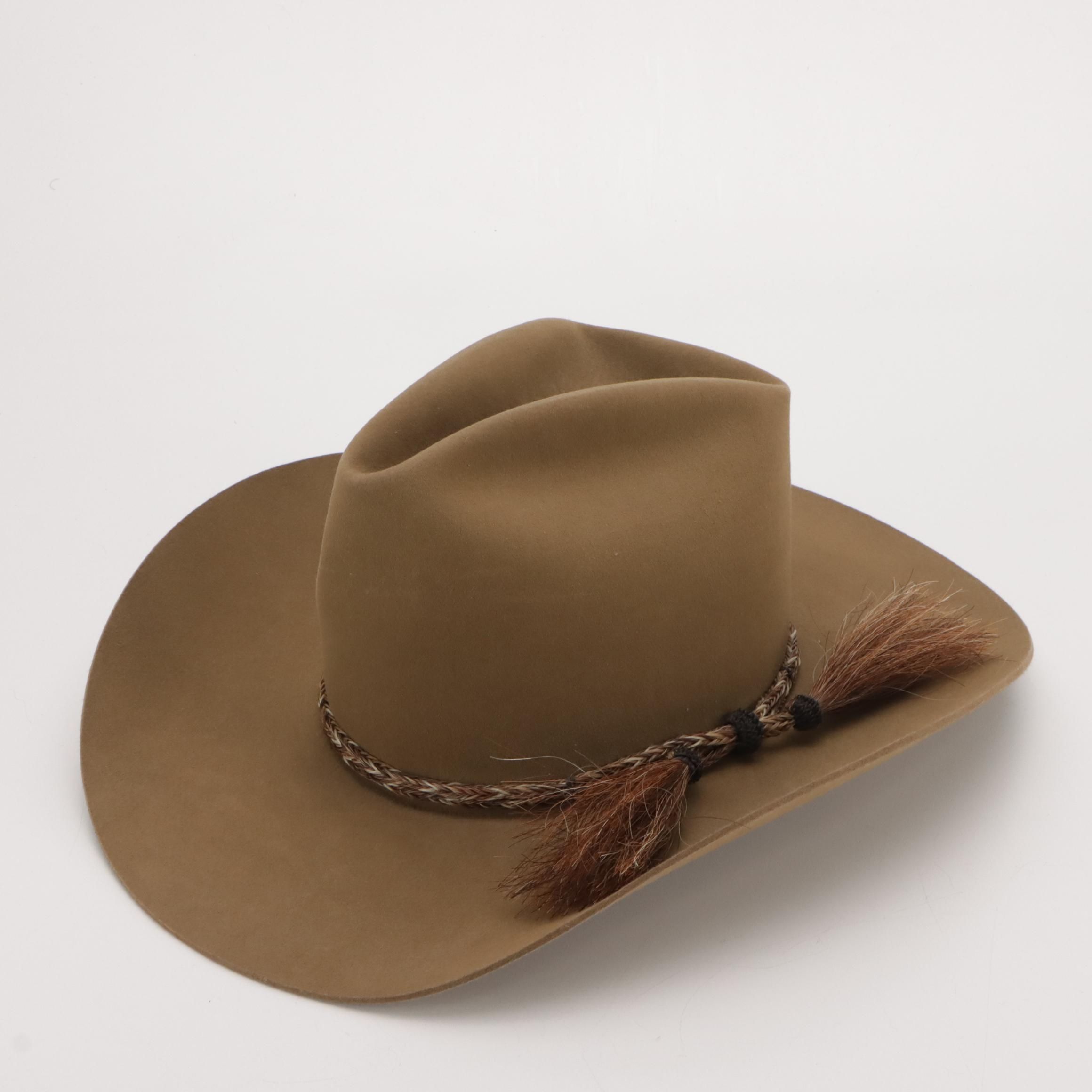 Resistol XXX Beaver Self Conforming Tall Pine Cowboy Hat in Canyon with Box