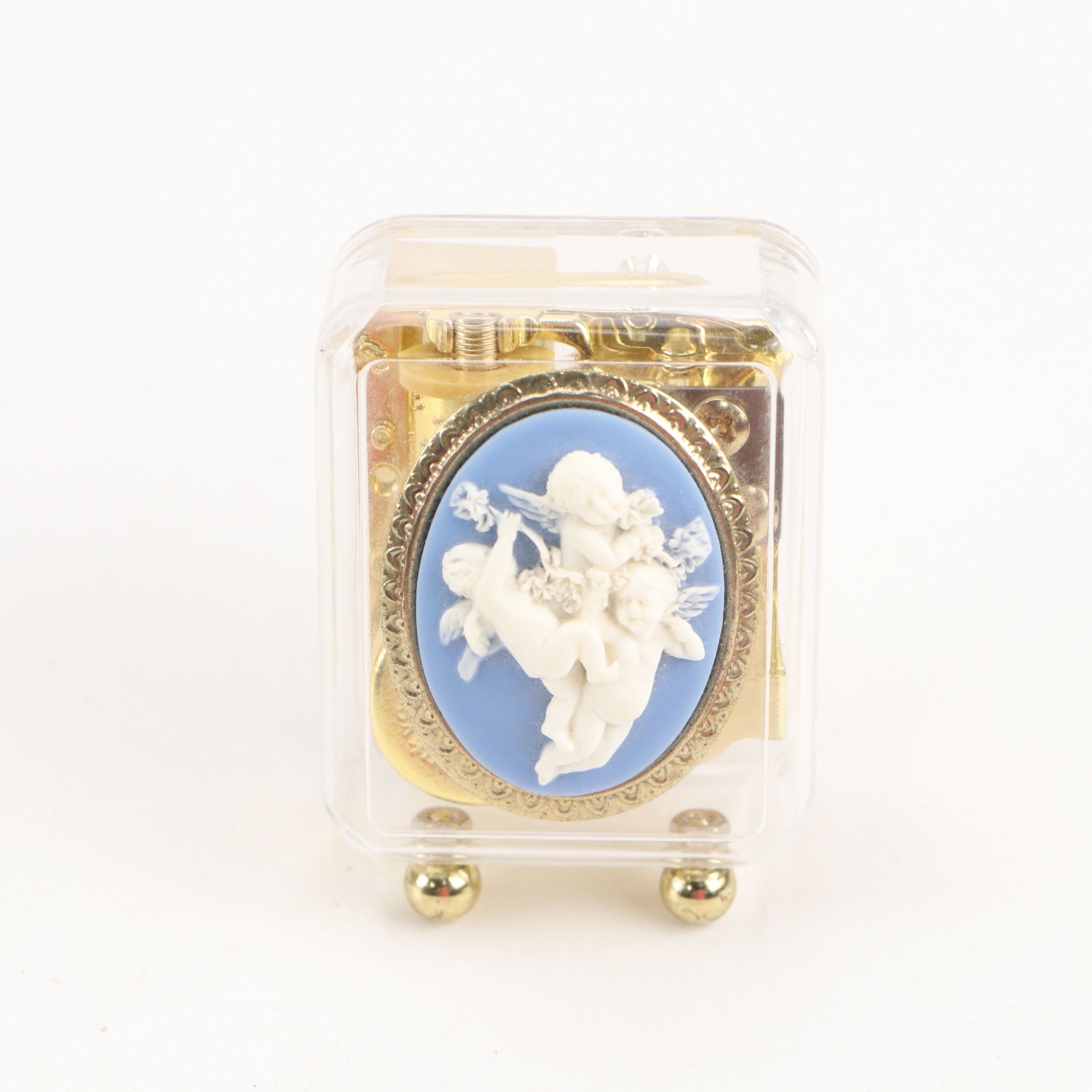 Sankyo and Other Music Boxes with Reclining Nude Resin Figurine