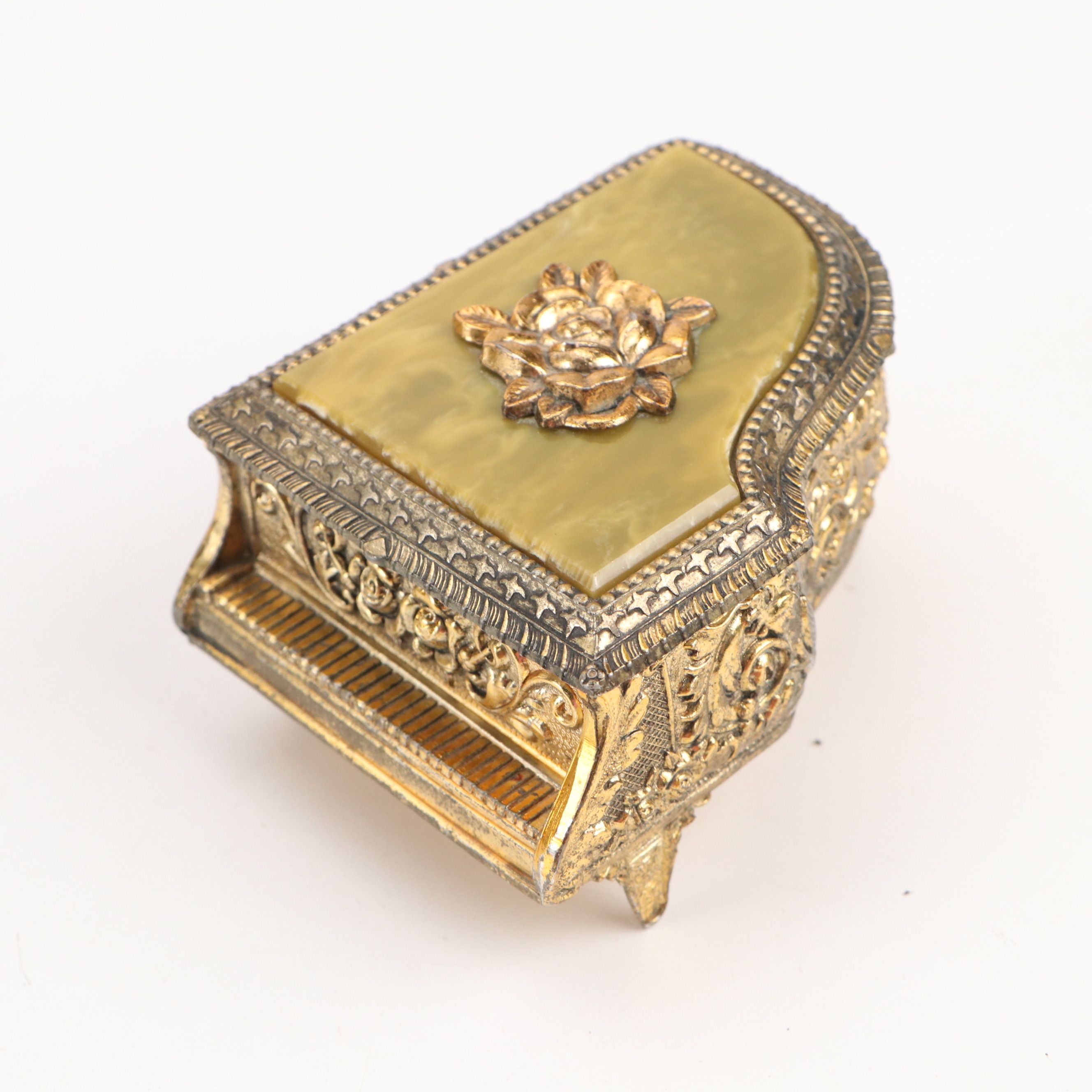 Sankyo and Other Music Boxes with Reclining Nude Resin Figurine