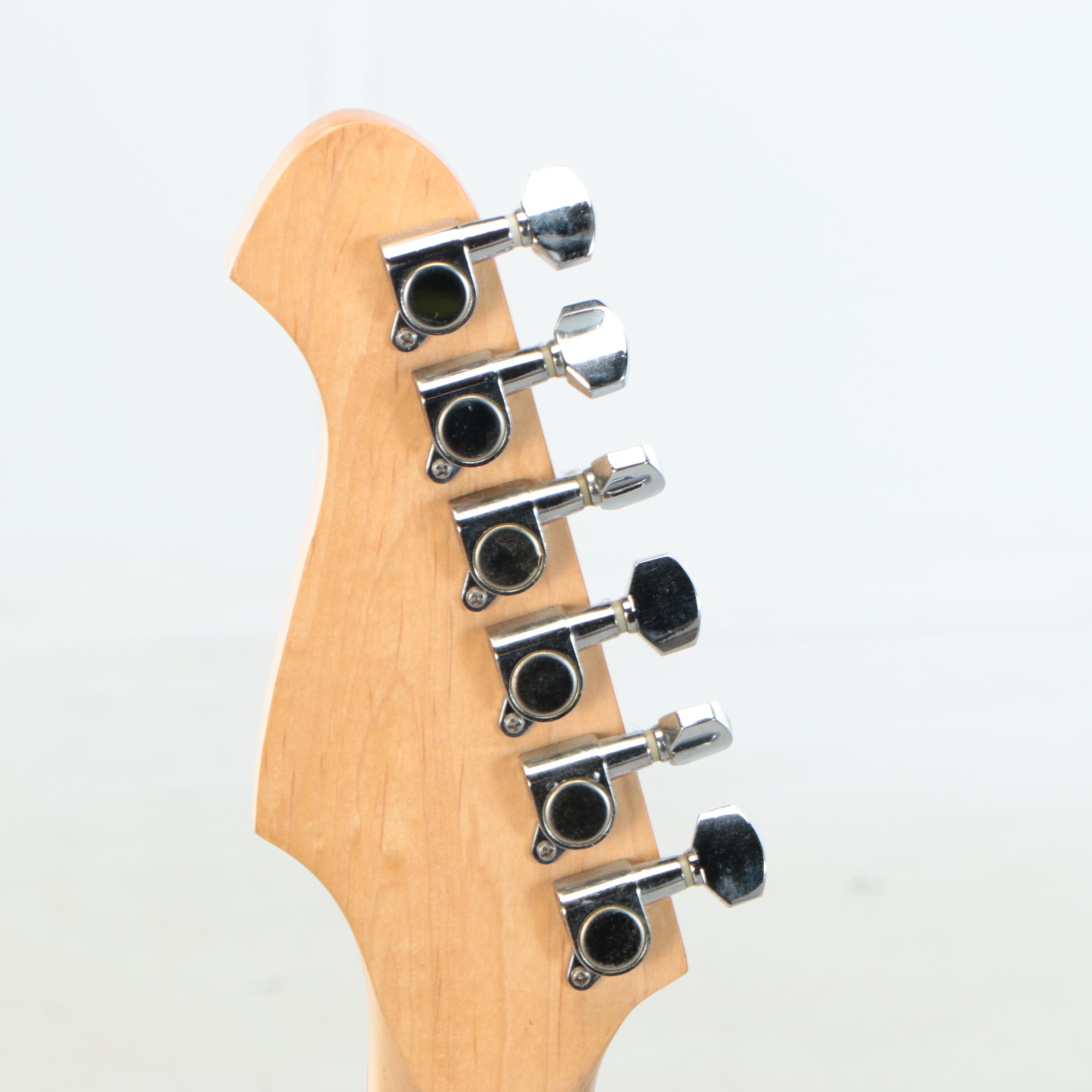 Aria Ariana Strat Style Double Cutaway Black Electric Guitar & Stand