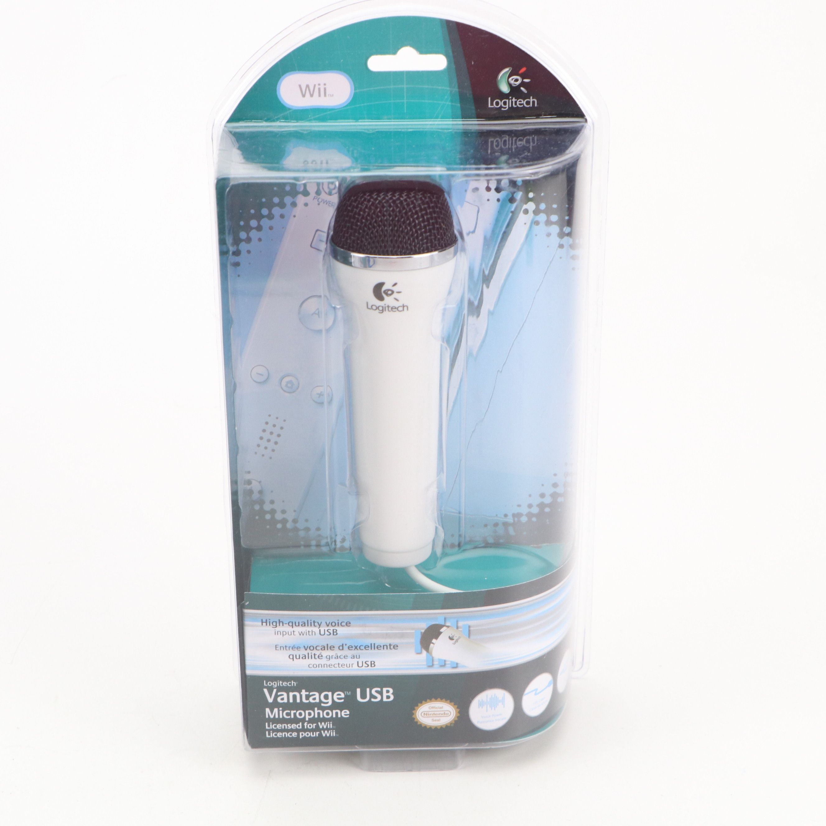 Logitech Vantage USB Microphones for Nintendo Wii with Game Cops Microphone