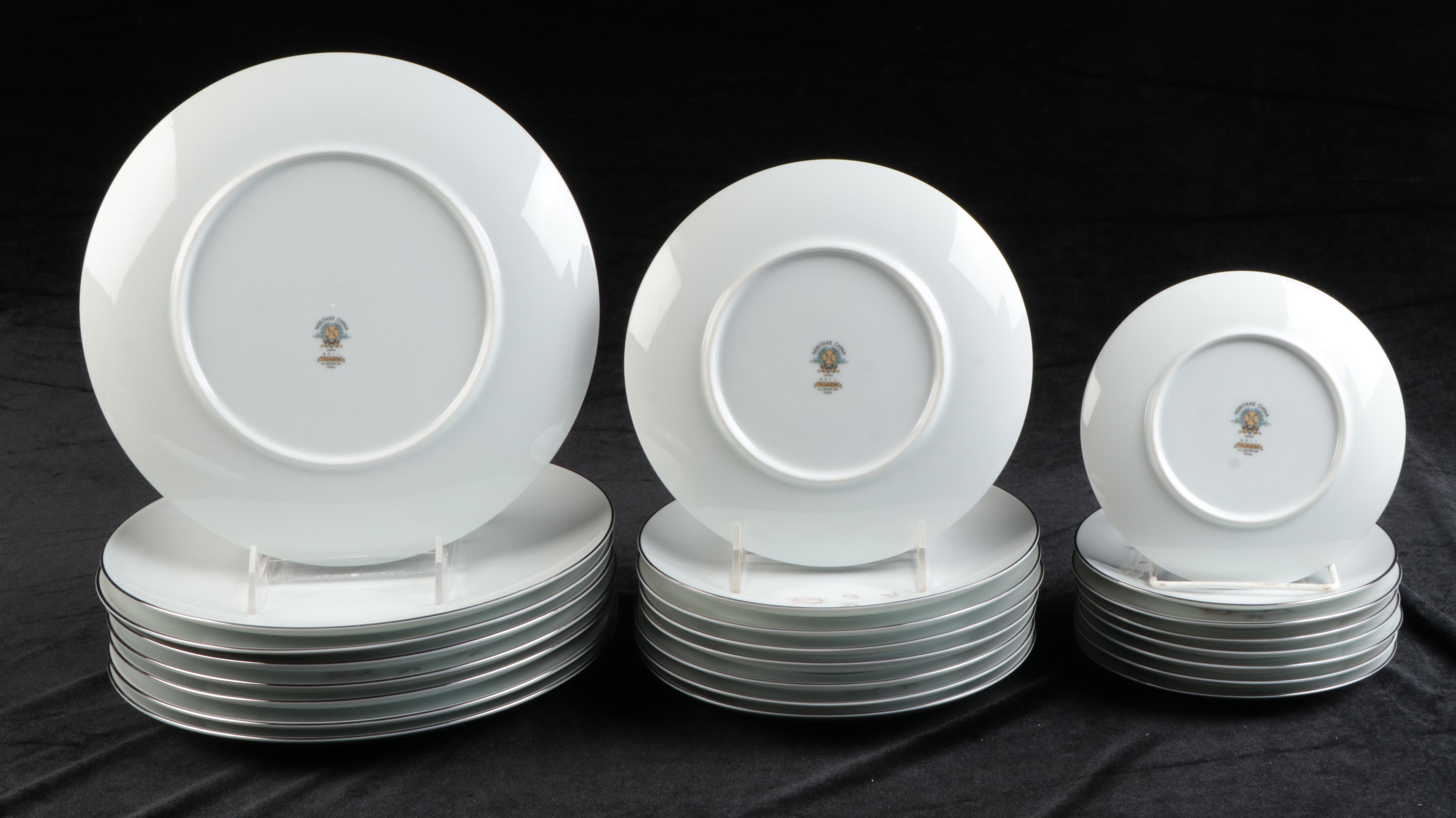 Noritake "Pasadena" Ceramic Dinnerware, Late 20th Century