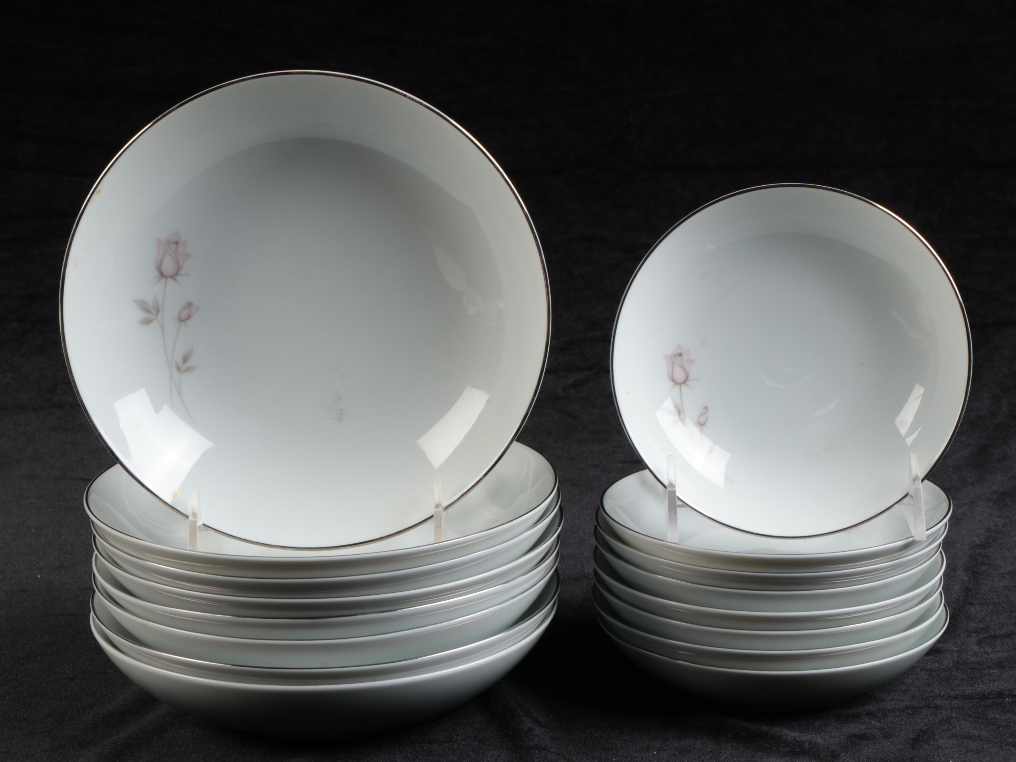 Noritake "Pasadena" Ceramic Dinnerware, Late 20th Century