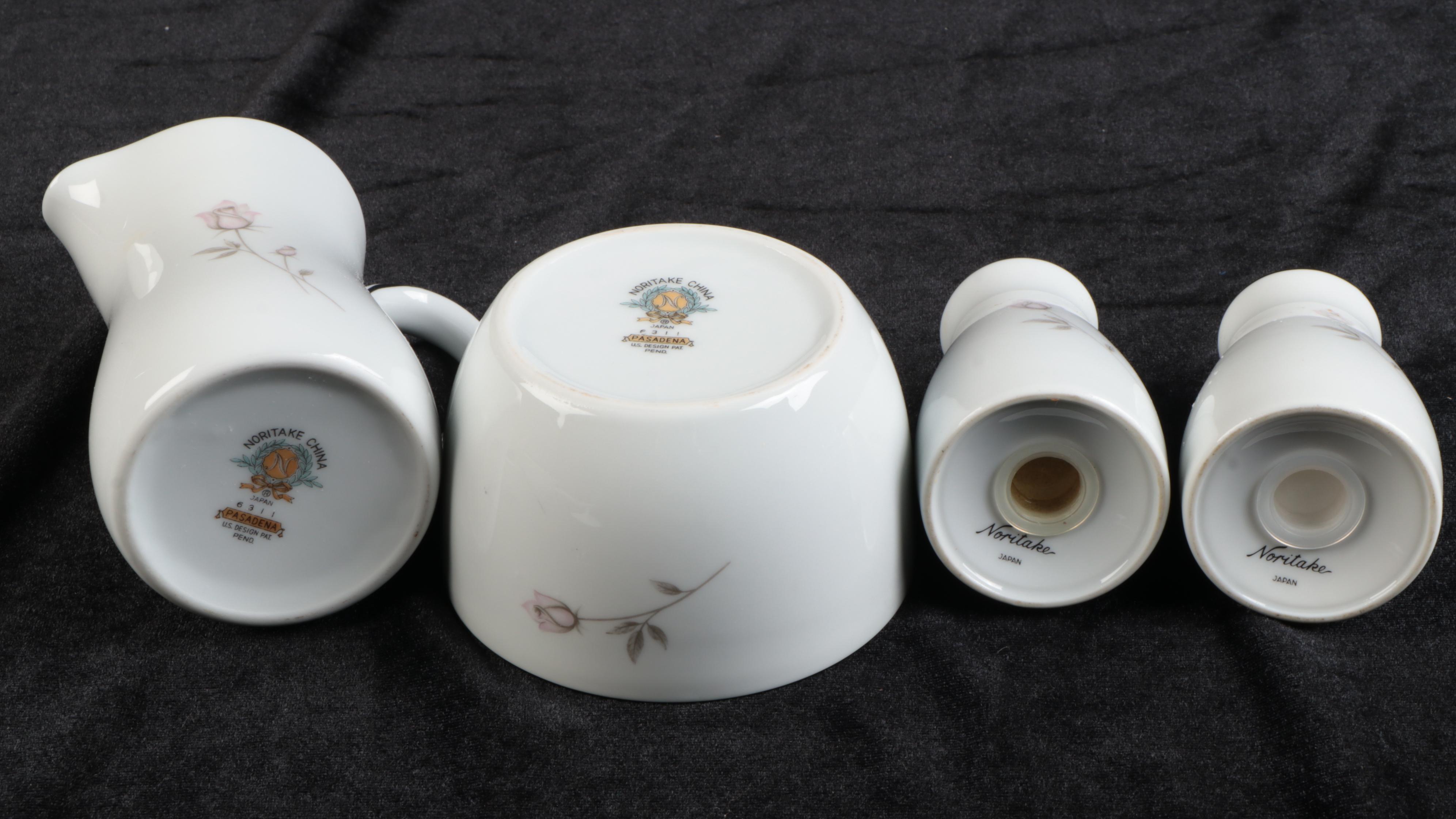 Noritake "Pasadena" Ceramic Dinnerware, Late 20th Century