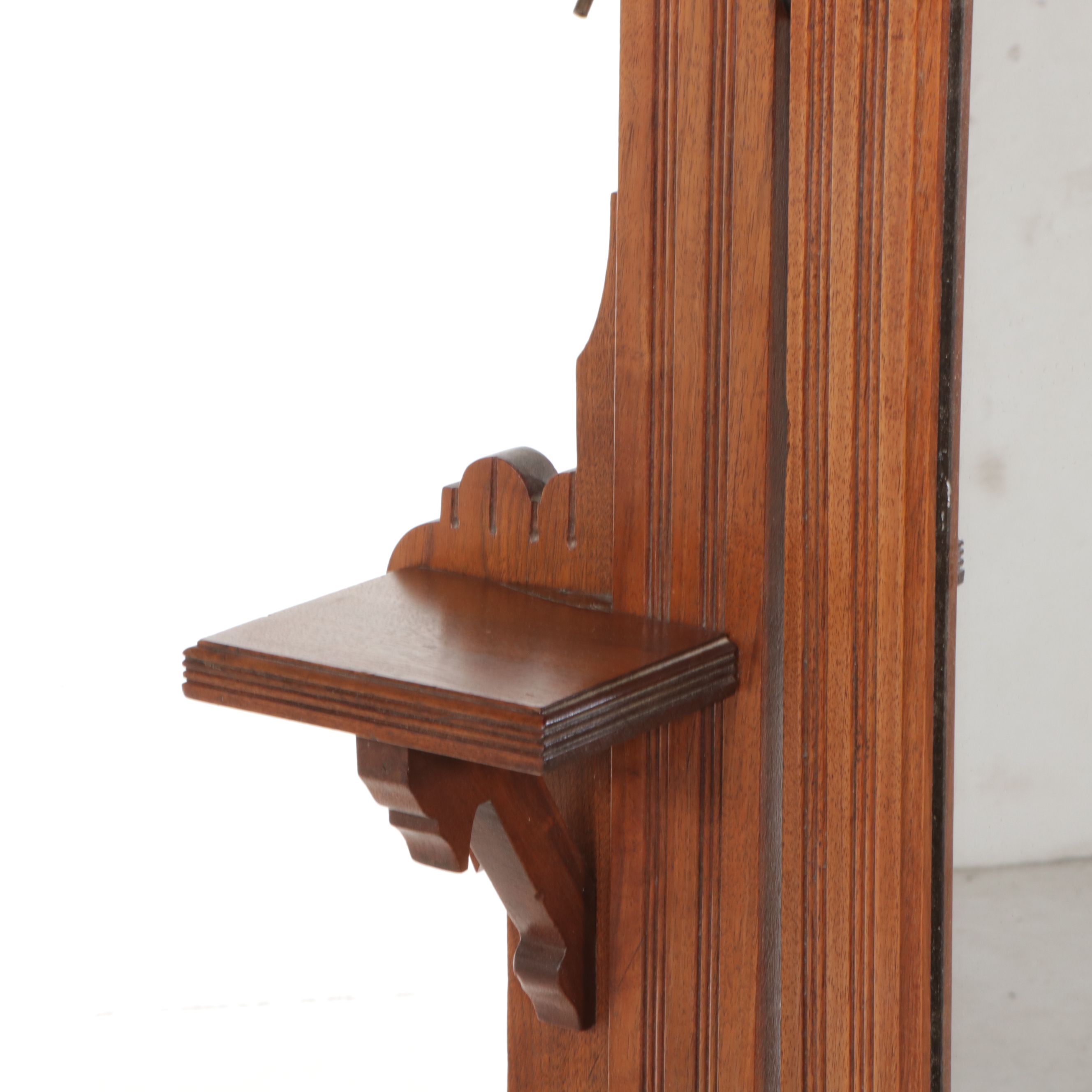 Victorian Eastlake Style Marble Top Burl Wood and Walnut Dresser with Mirror