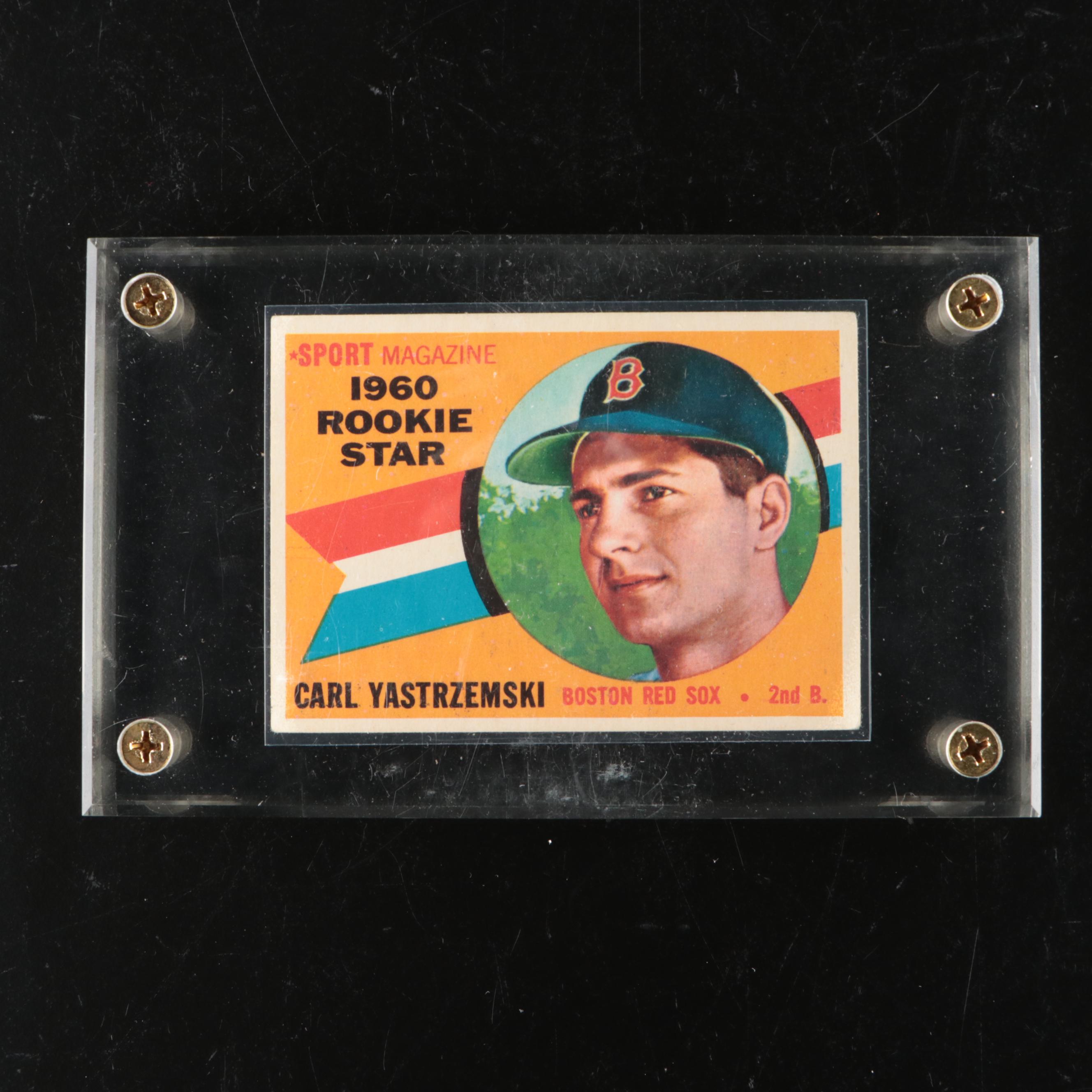 1960 Topps Carl Yastrzemski Boston Red Sox Rookie Baseball Card