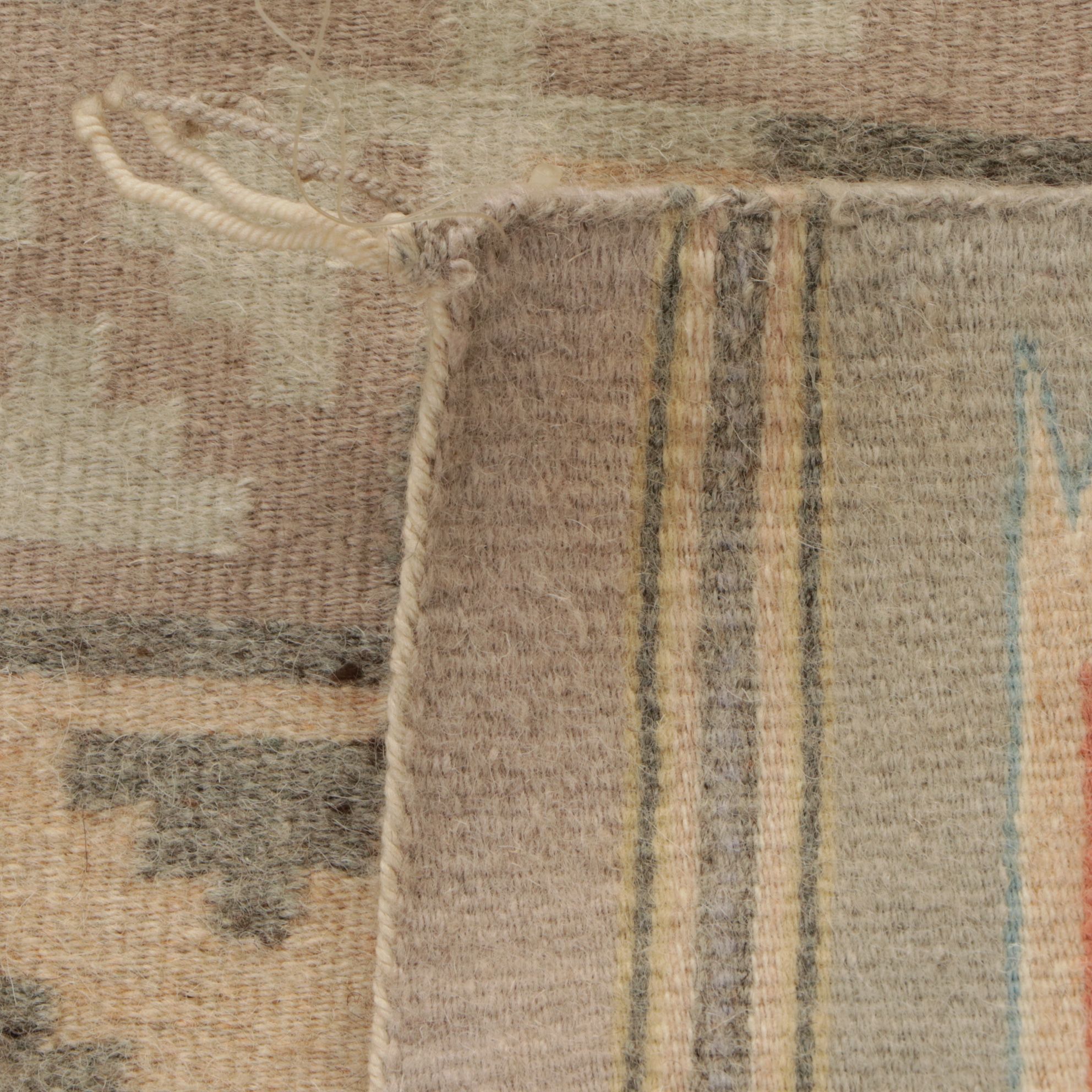 2'11 x 4' Handwoven Navajo Burntwater Accent Rug