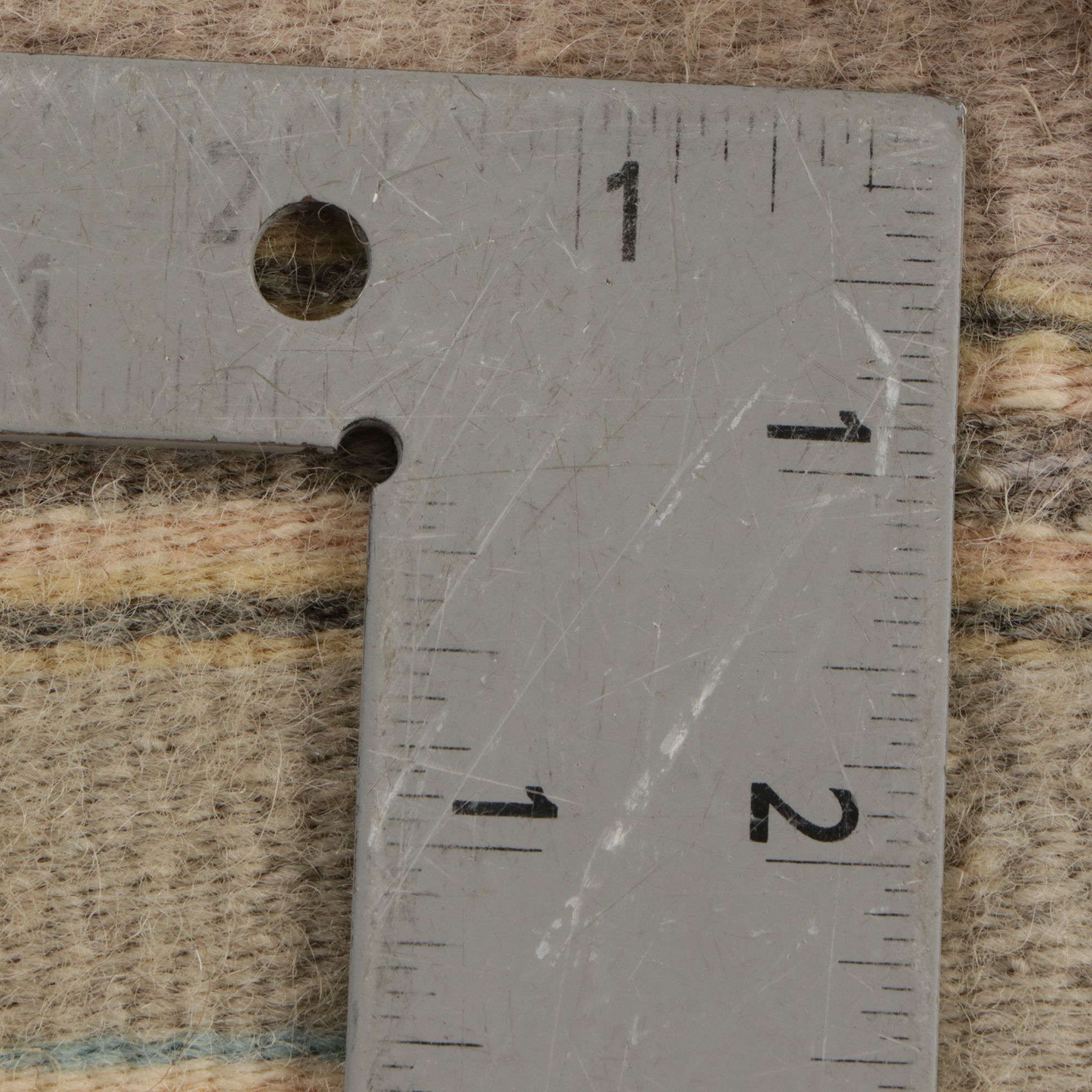 2'11 x 4' Handwoven Navajo Burntwater Accent Rug