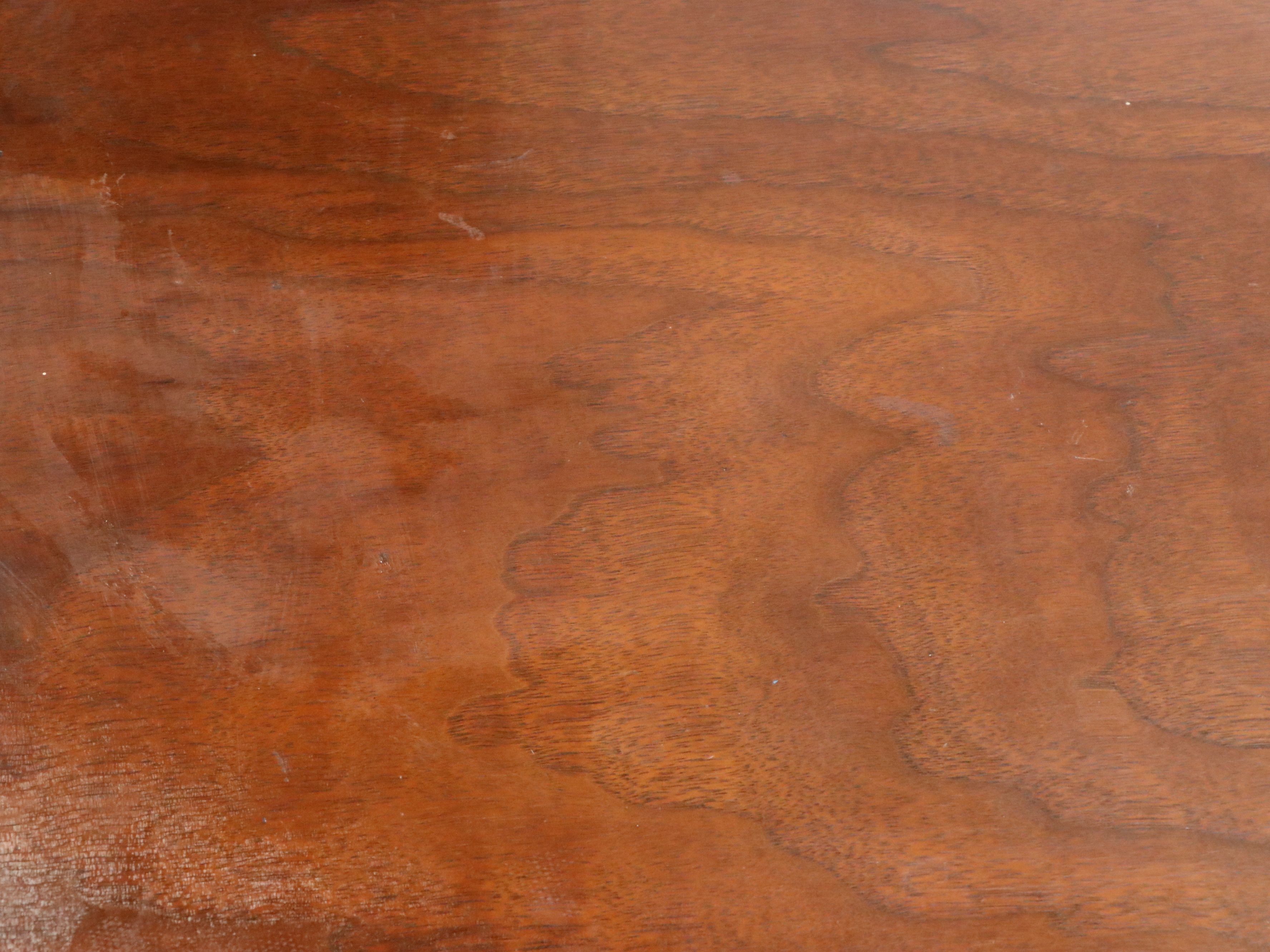 William and Mary Style Burl Wood Three-Drawer Chest