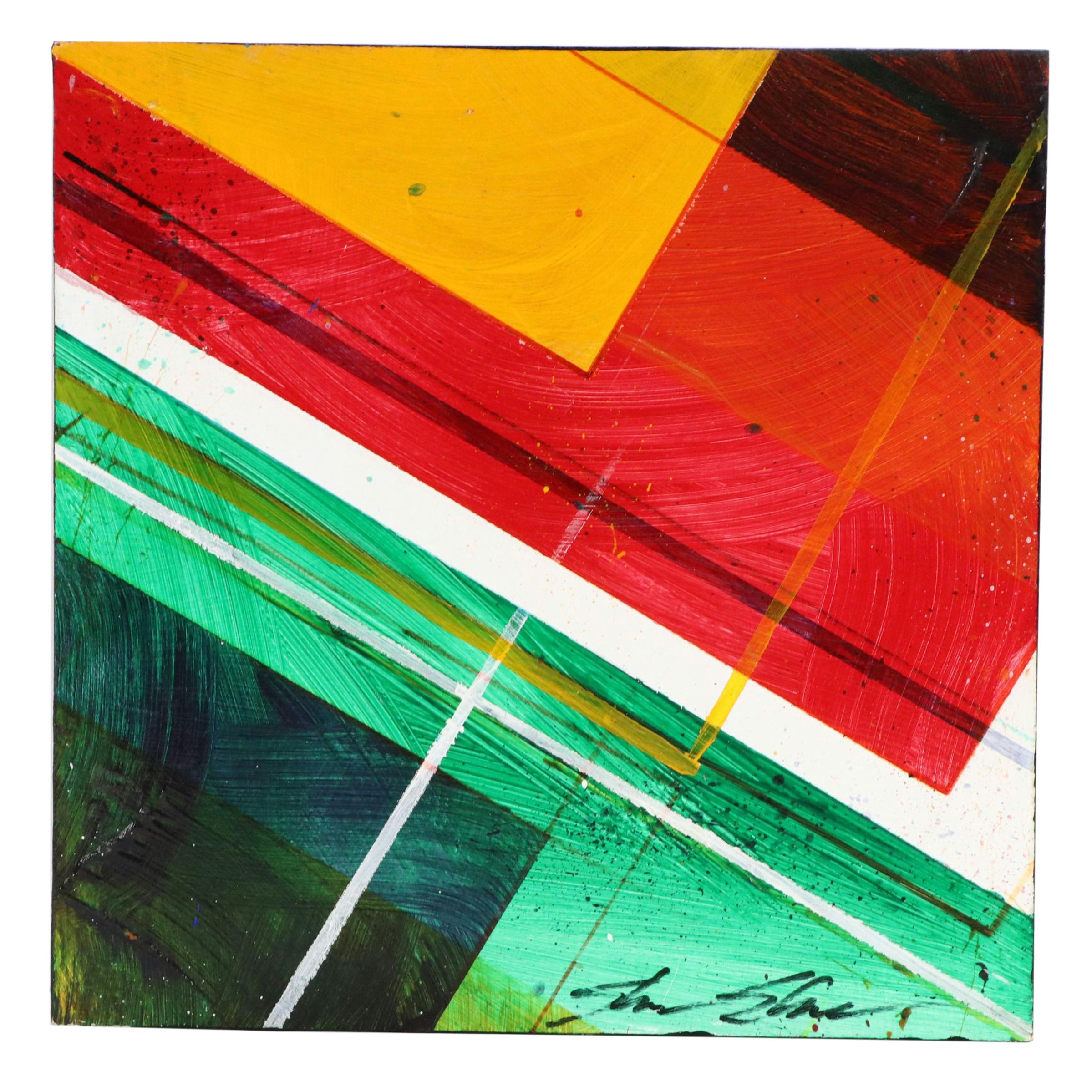 Shawn Shawn Abstract Acrylic Painting "Fall of Isis 2"