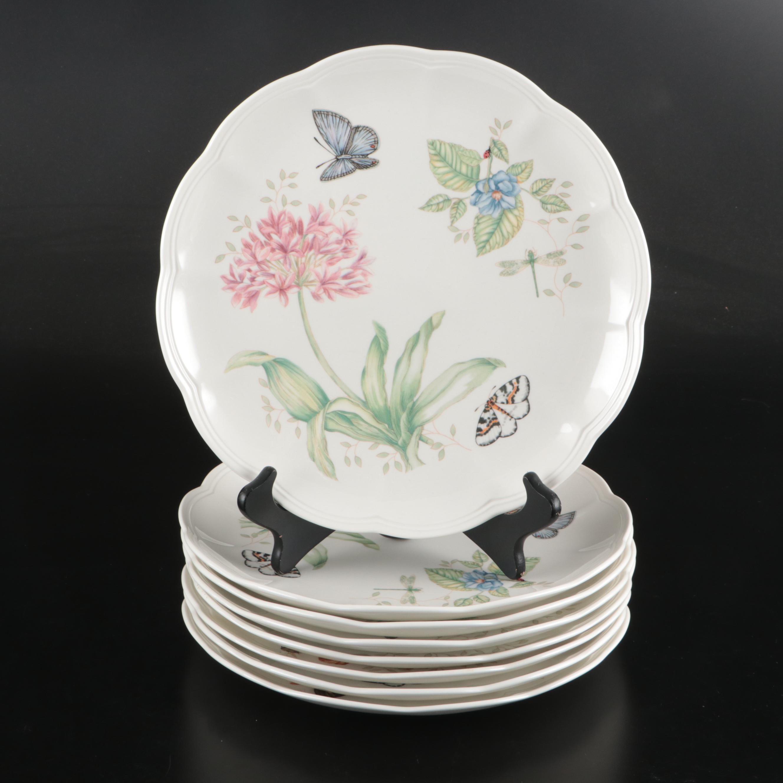 Lenox "Butterfly Meadow" Plastic Thermal Carafe with Ceramic Mugs and Dinnerware