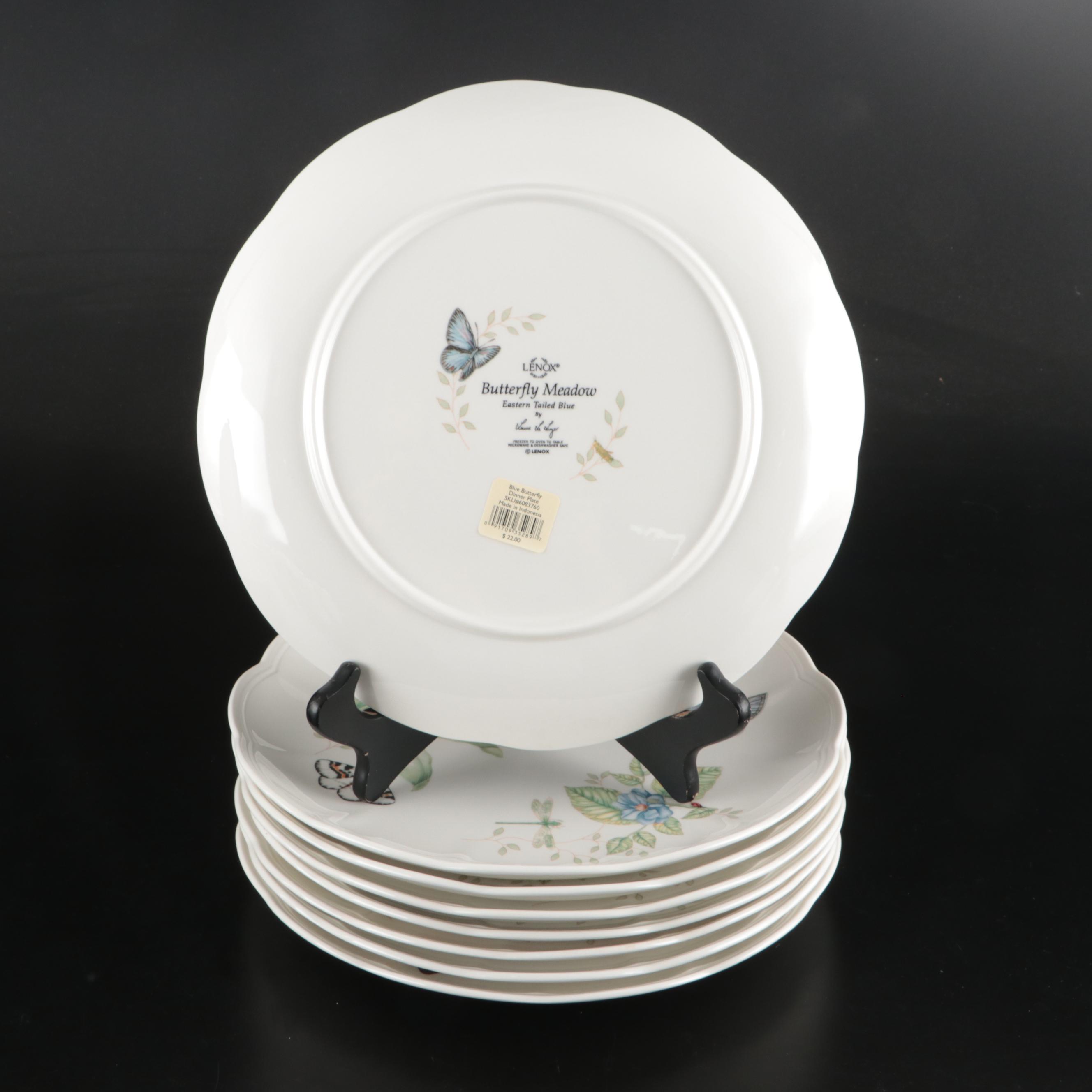 Lenox "Butterfly Meadow" Plastic Thermal Carafe with Ceramic Mugs and Dinnerware