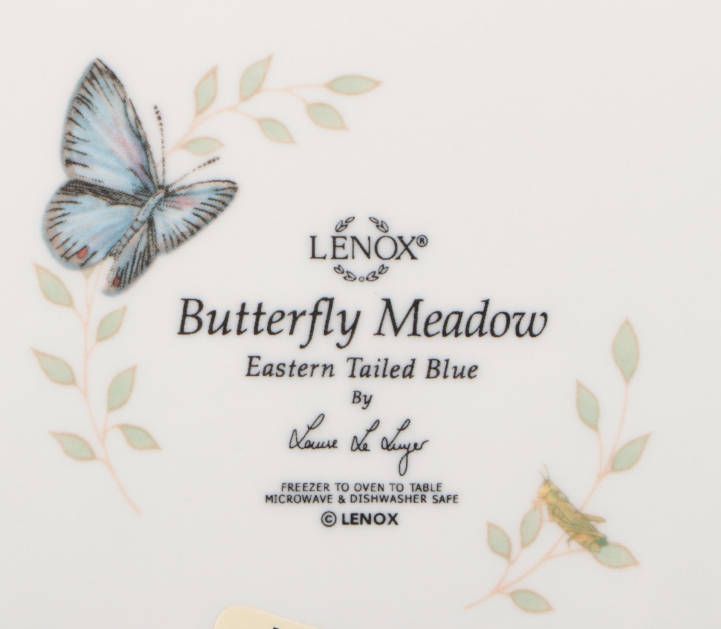 Lenox "Butterfly Meadow" Plastic Thermal Carafe with Ceramic Mugs and Dinnerware