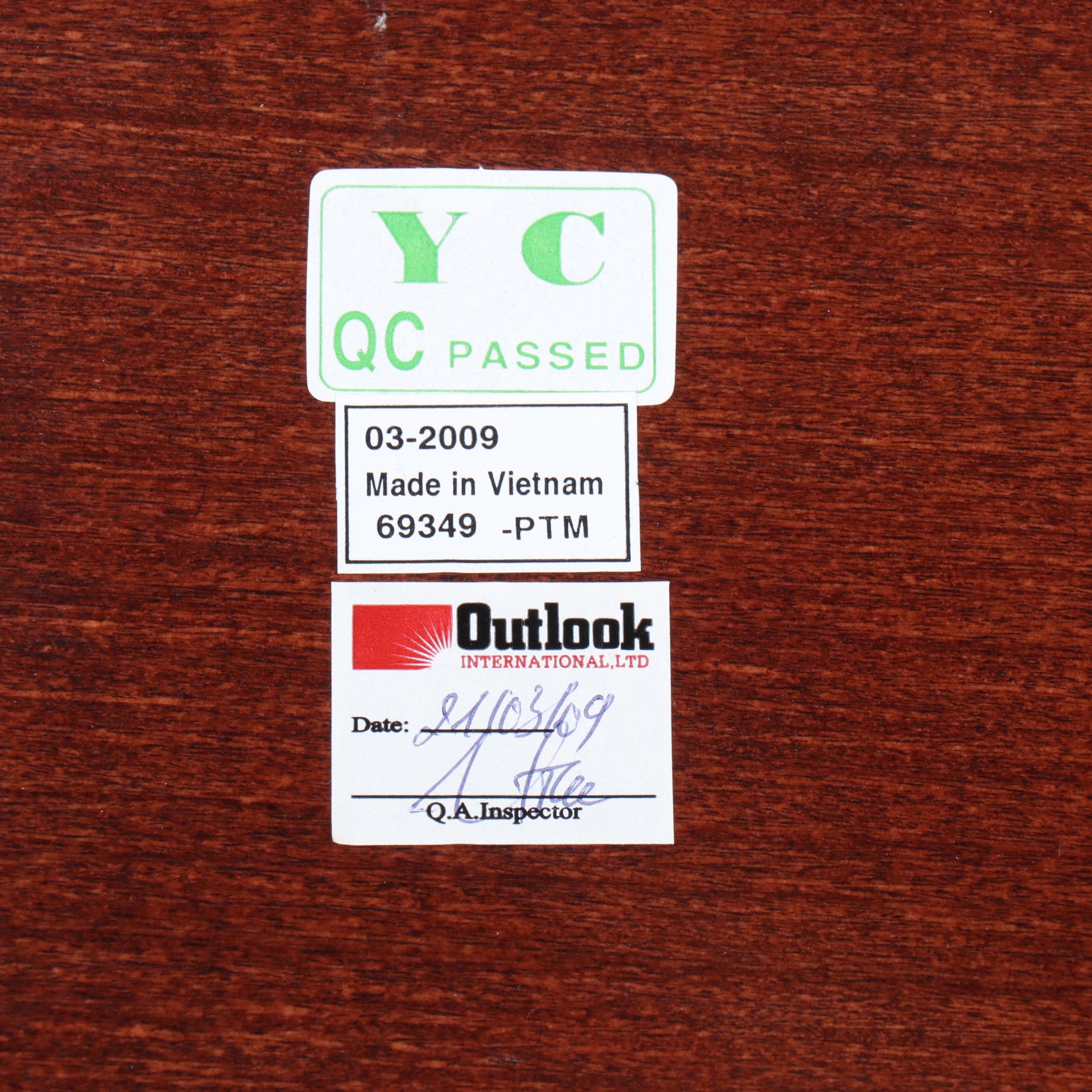 Outlook International Cherry Finish Computer Desk