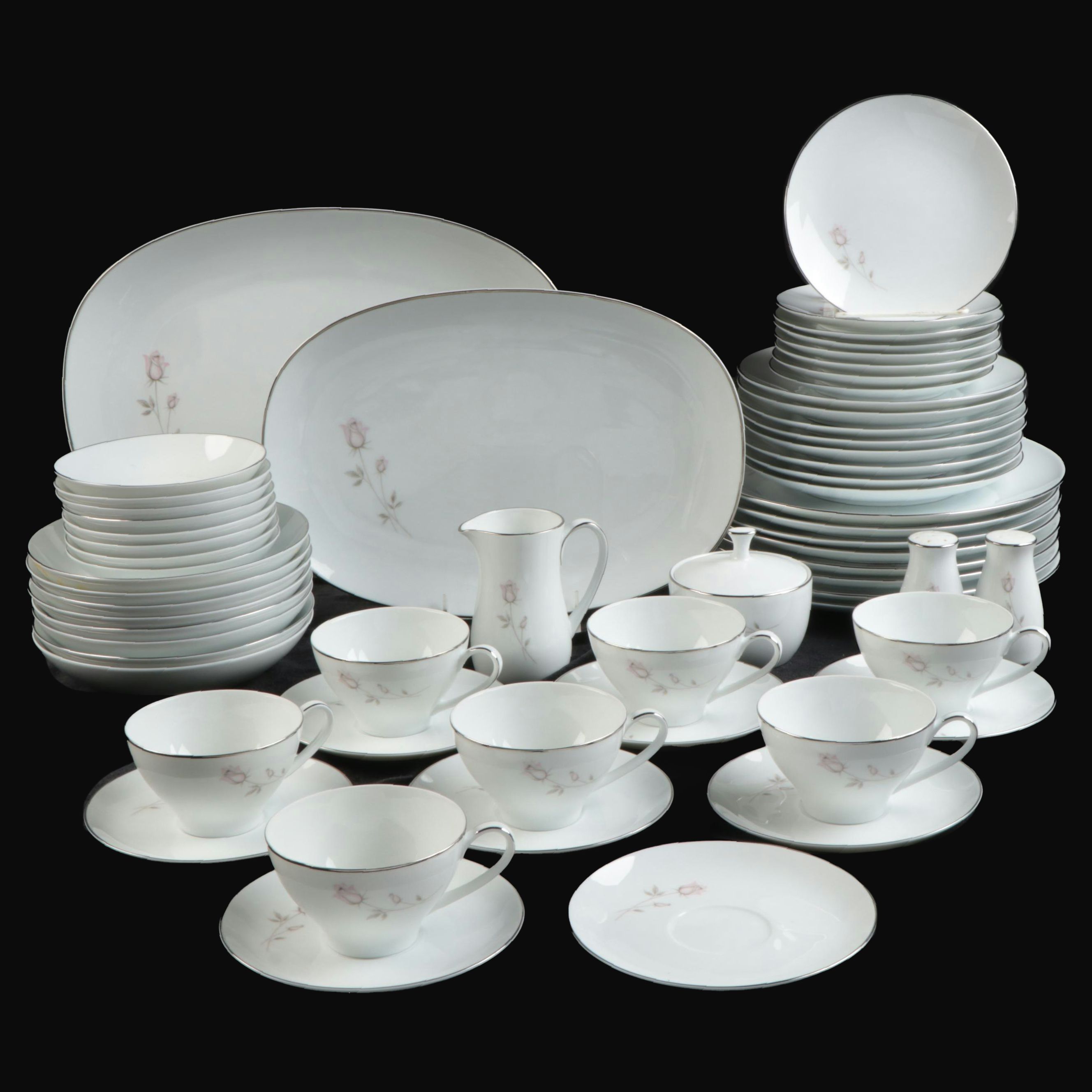 Noritake "Pasadena" Ceramic Dinnerware, Late 20th Century