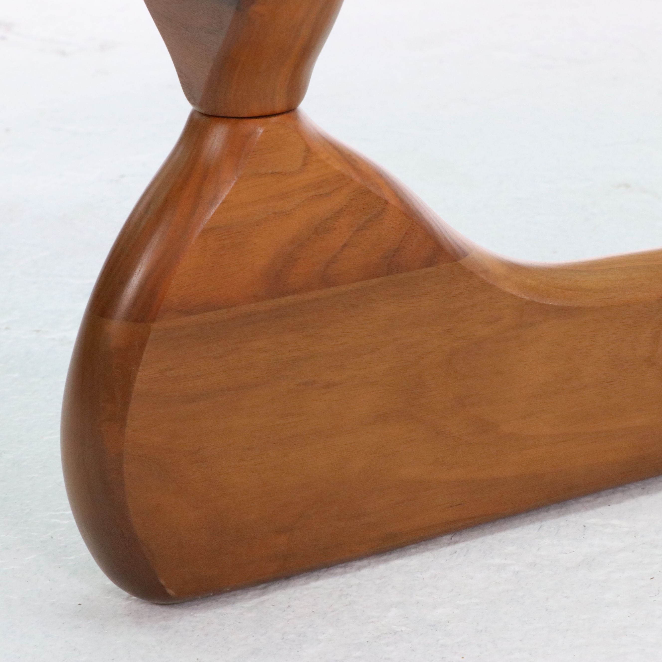 Isamu Noguchi for Herman Miller "Noguchi" Walnut and Glass Coffee Table