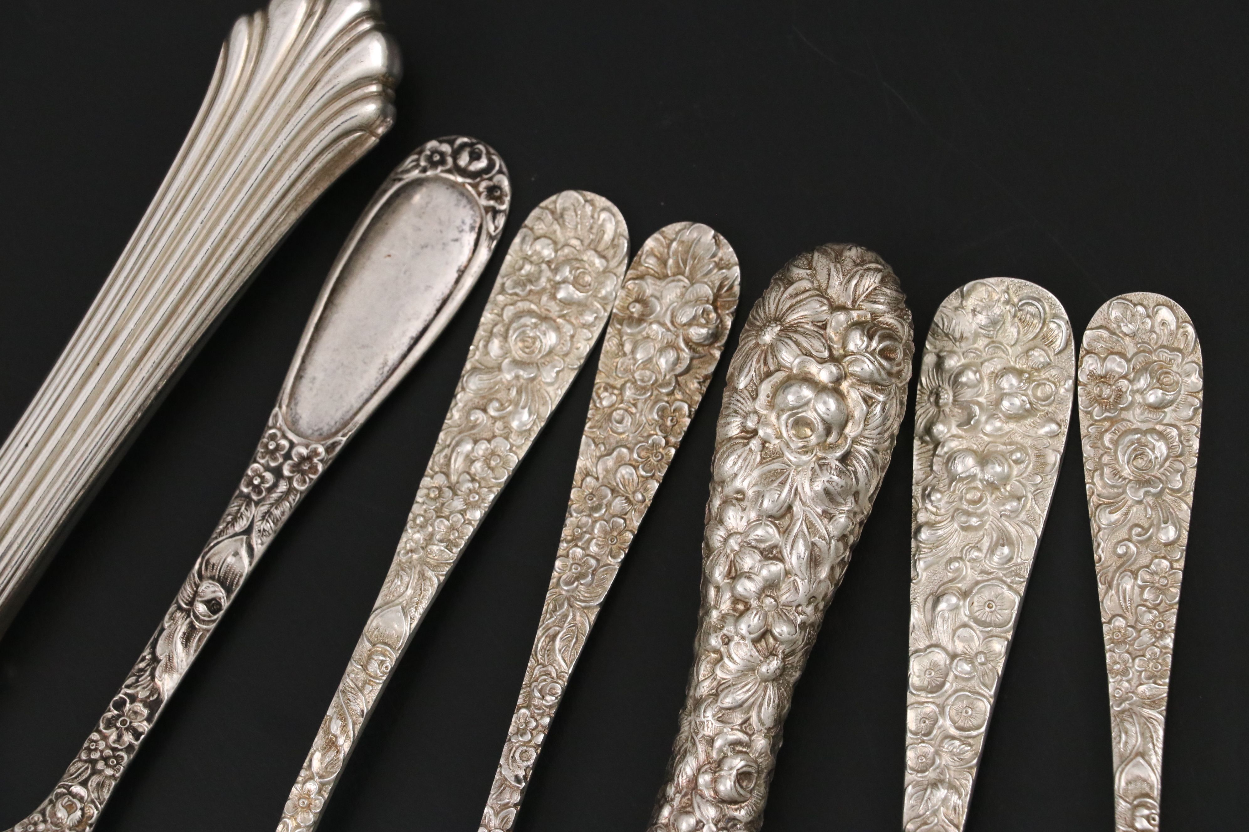 Kirk Stieff "Stieff Rose" and Other Sterling Silver Flatware