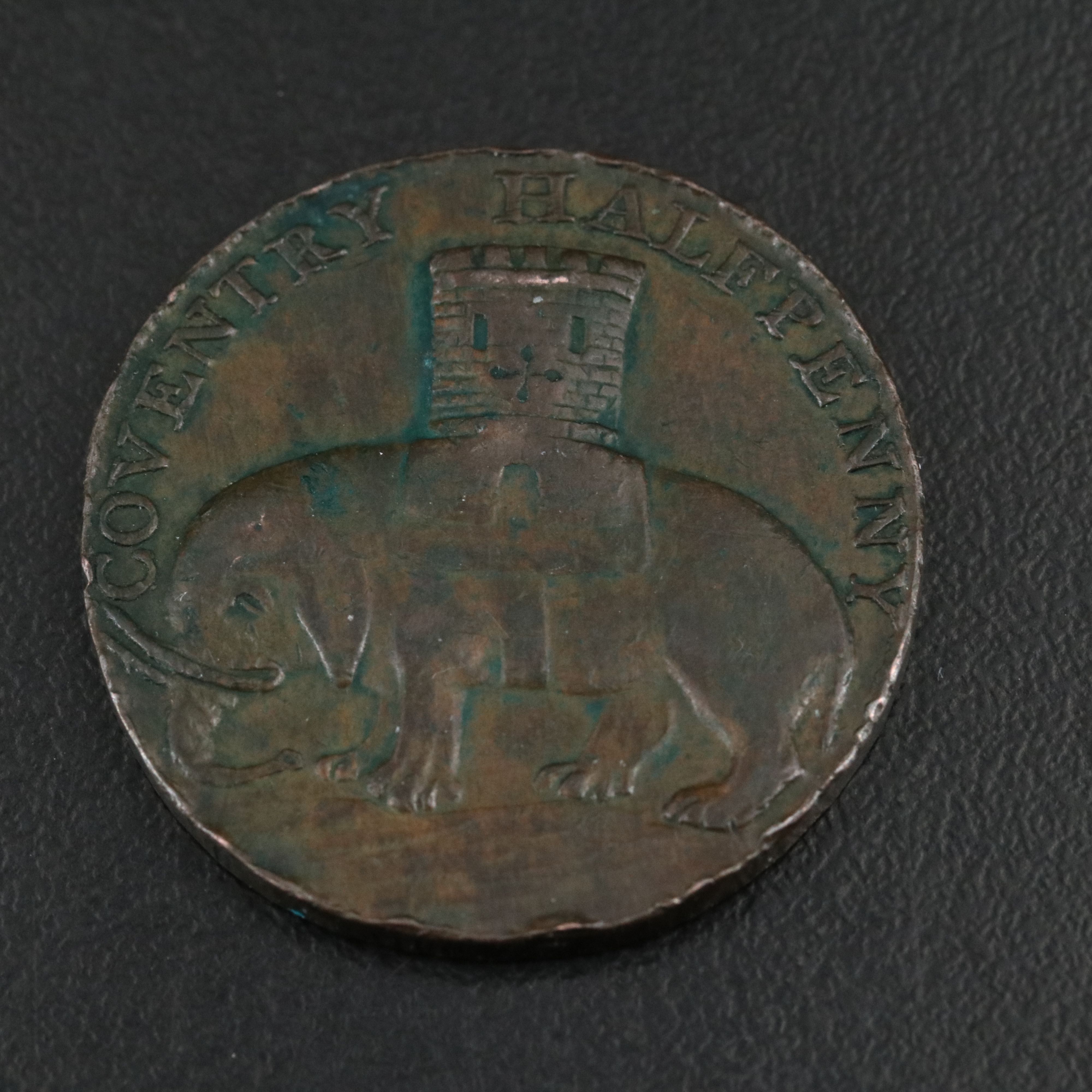 1792 Great Britain Condor Half Penny Token from Coventry