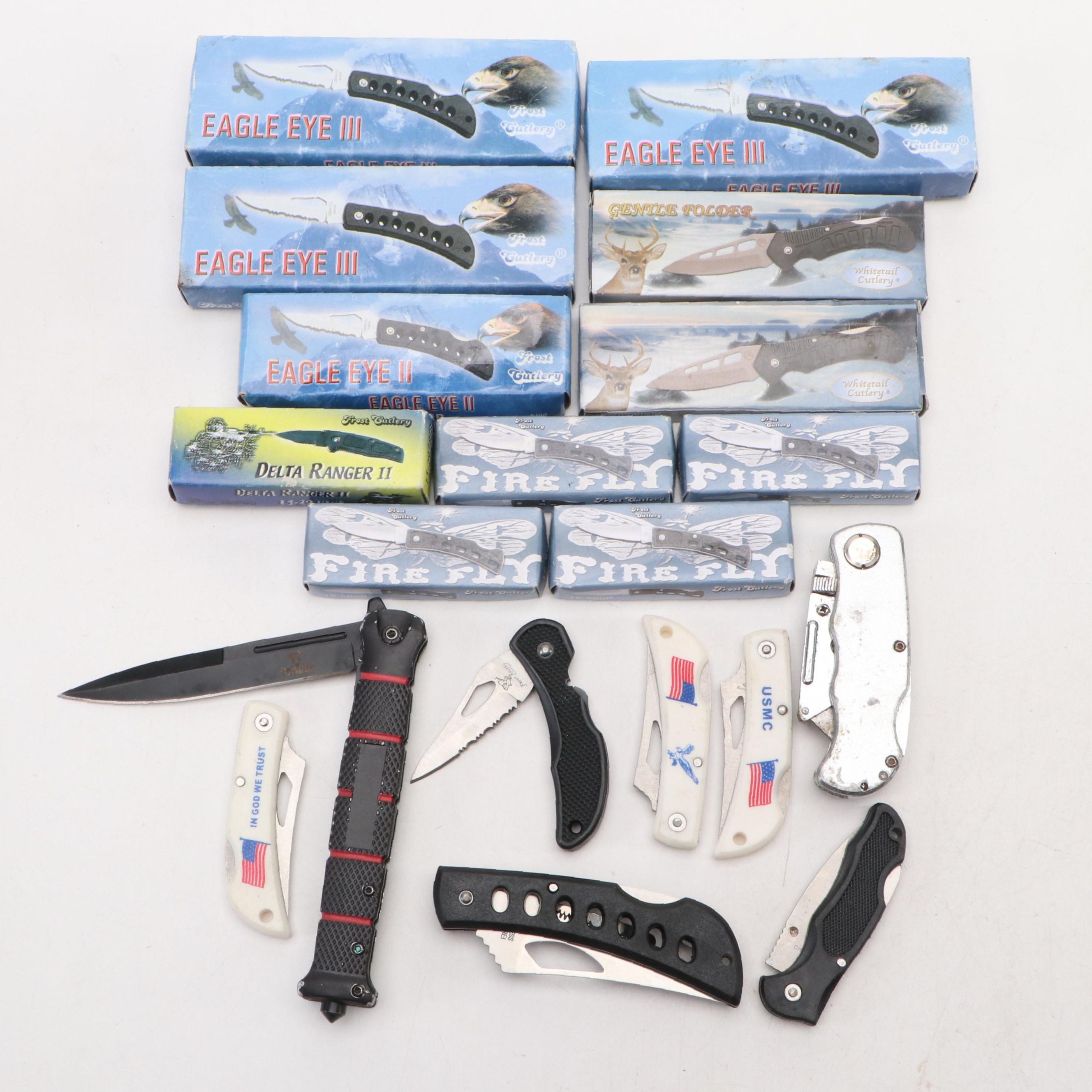 Frost Cutlery "Eagle Eye III" and Other Folding Knives