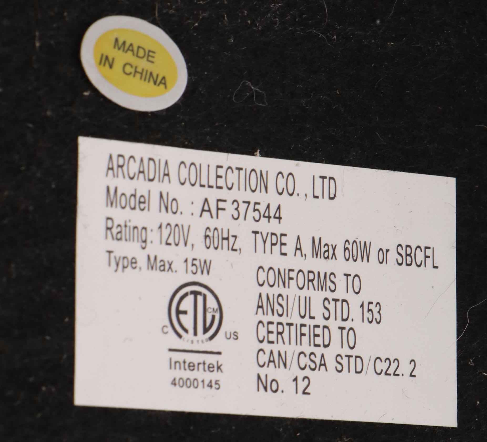 Arcadia Collection Brushed Nickel Bobbin Table Lamps with Red Drum Shades