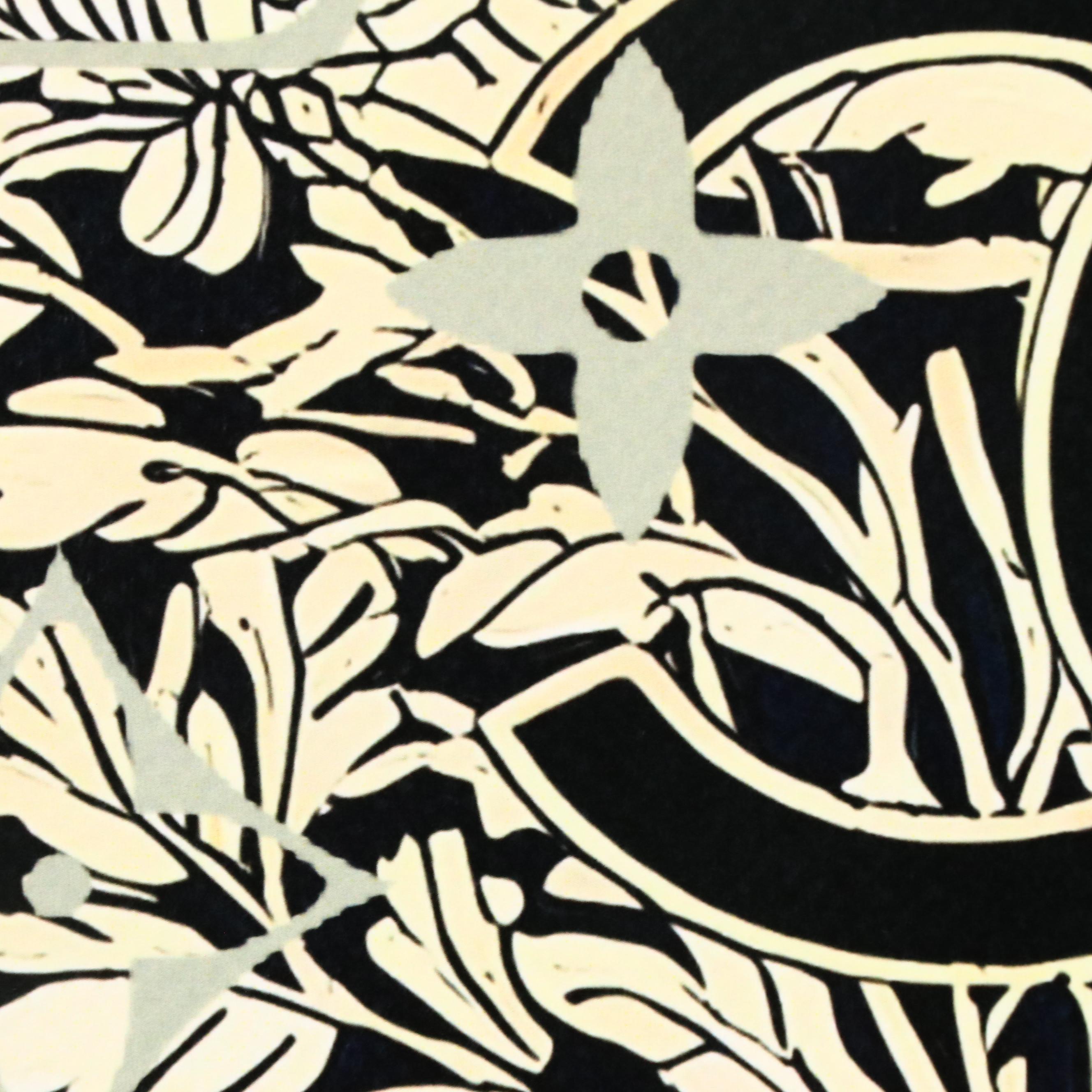 Death NYC Pop Art Digital Print Homage to Louis Vuitton x Chanel x Cat, 2024