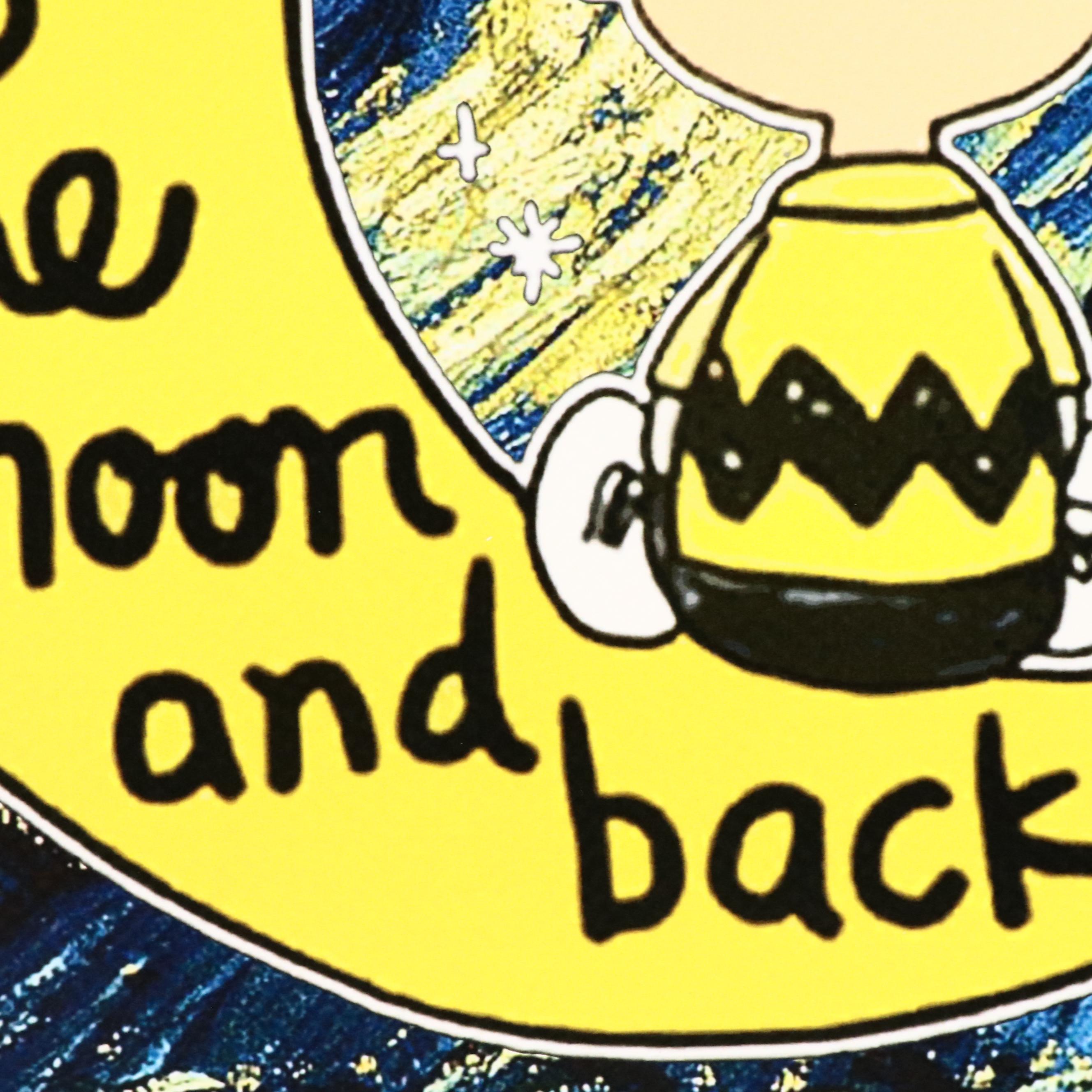 Death NYC Pop Art Digital Print Featuring Van Gogh, Charlie Brown & Snoopy, 2023