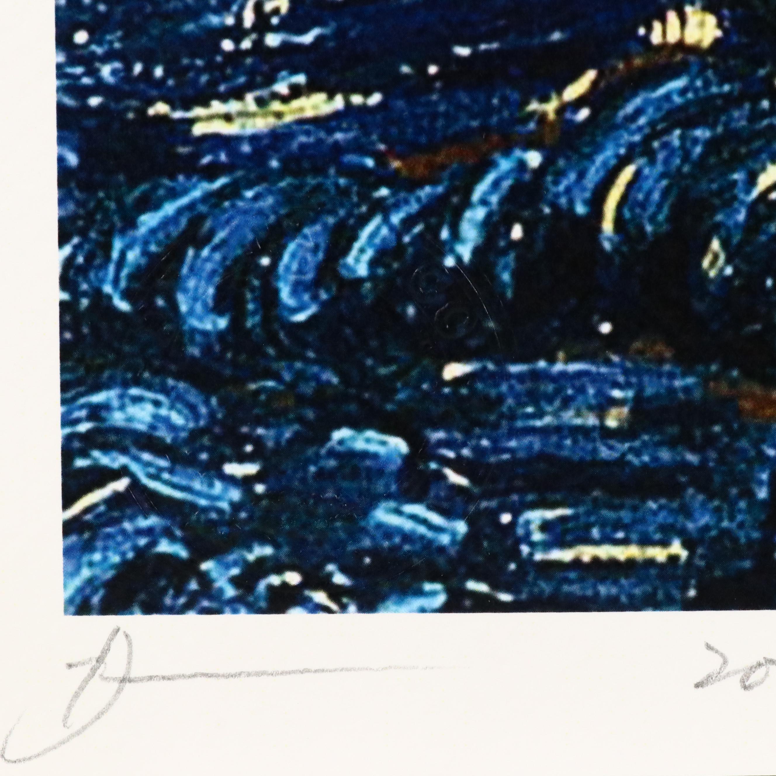 Death NYC Pop Art Digital Print Featuring Van Gogh, Charlie Brown & Snoopy, 2023