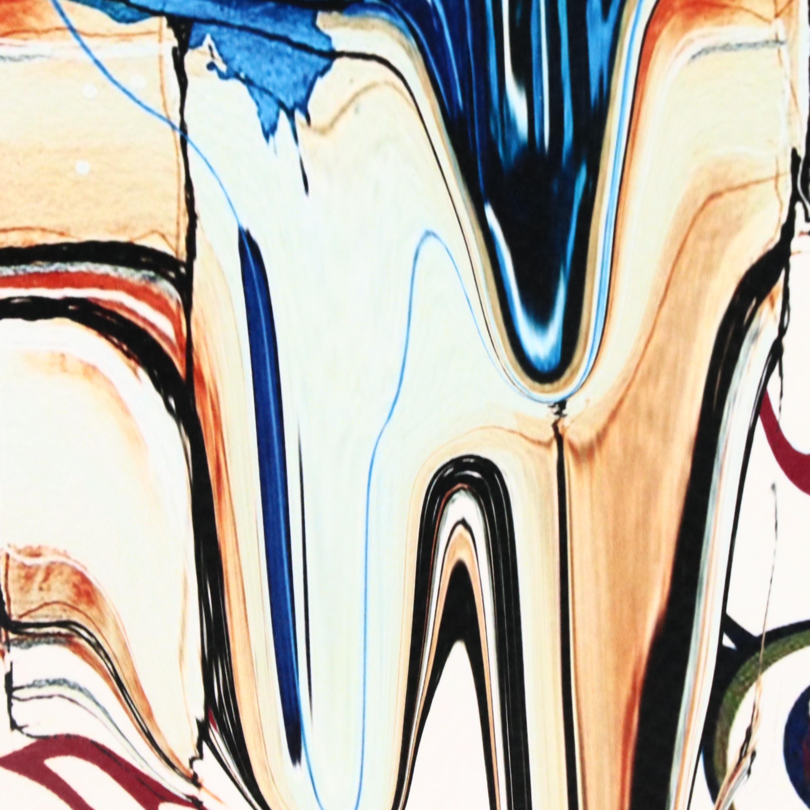 Death NYC Pop Art Digital Print Featuring Louis Vuitton x Melting Rolex, 2022