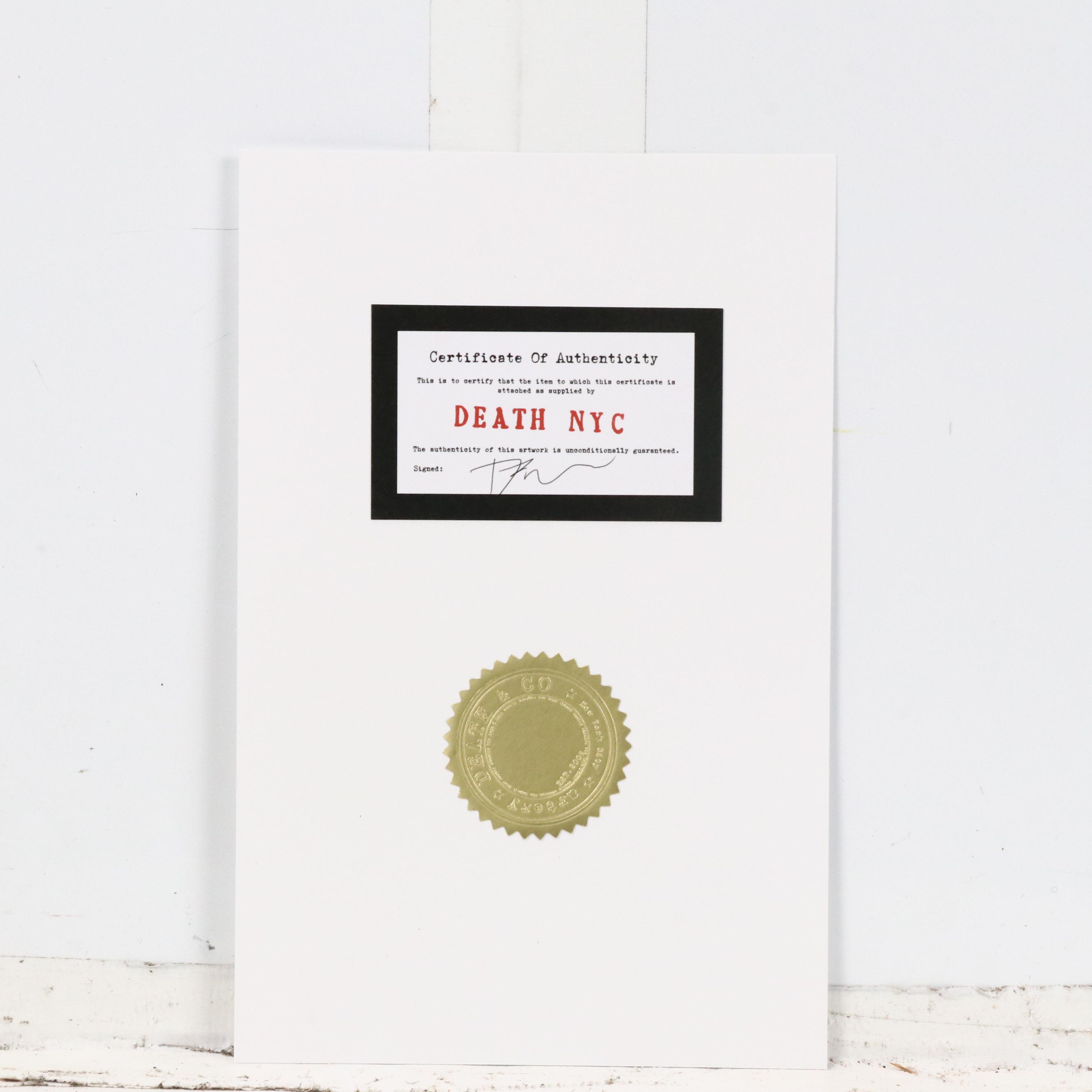 Death NYC Pop Art Digital Print Featuring The Beatles x Van Gogh x LV, 2024