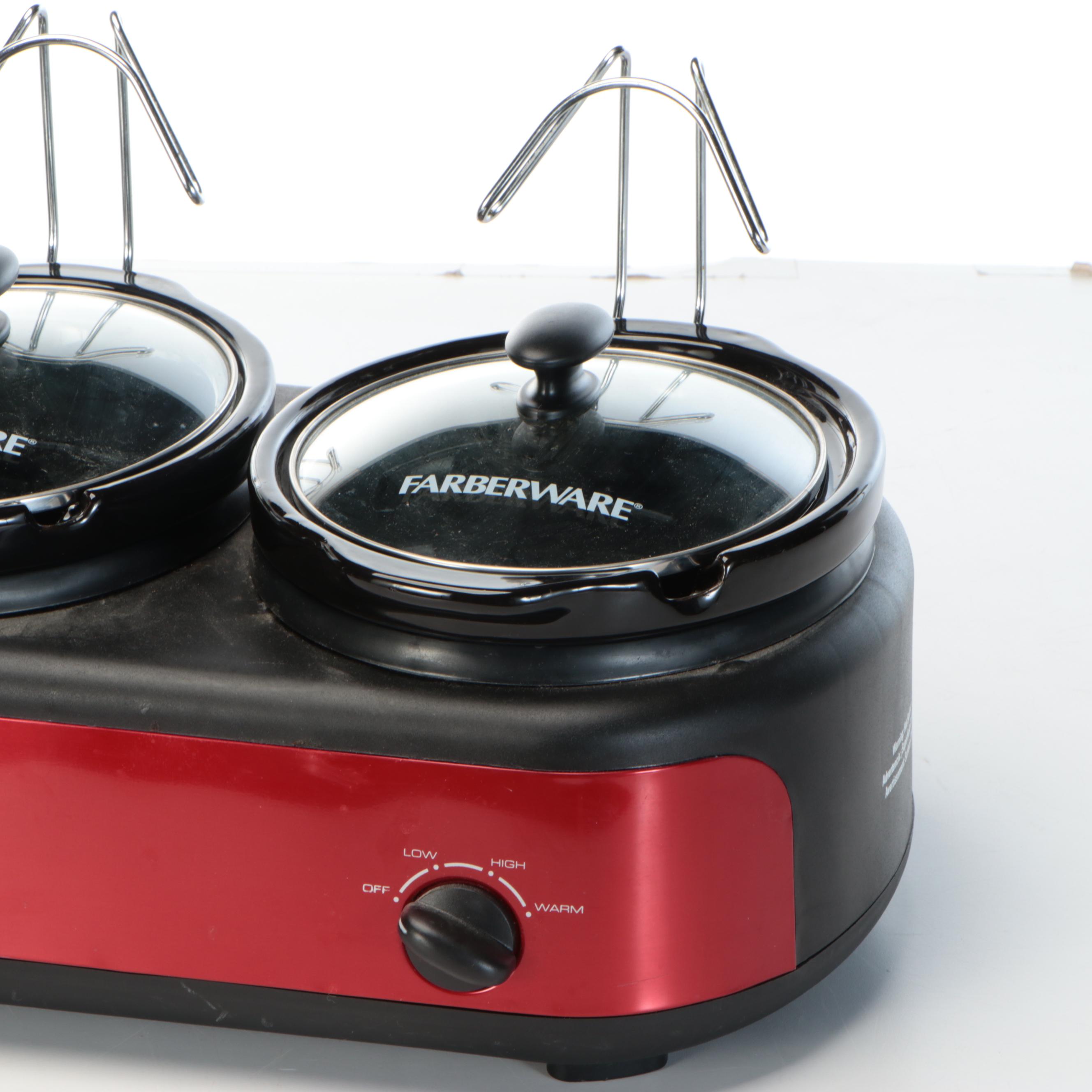 Farberware EWMST-325R Triple Slow Cooker