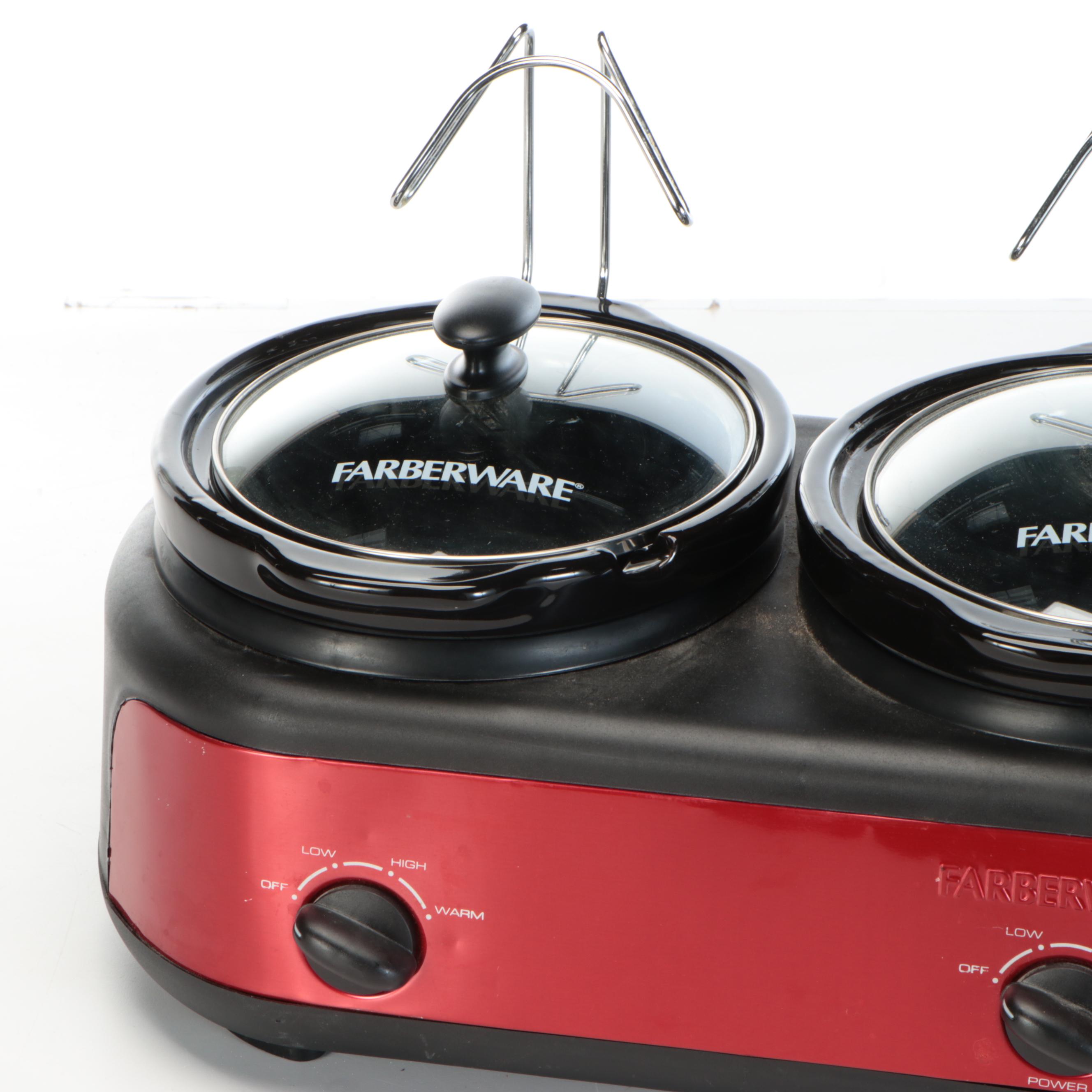 Farberware EWMST-325R Triple Slow Cooker