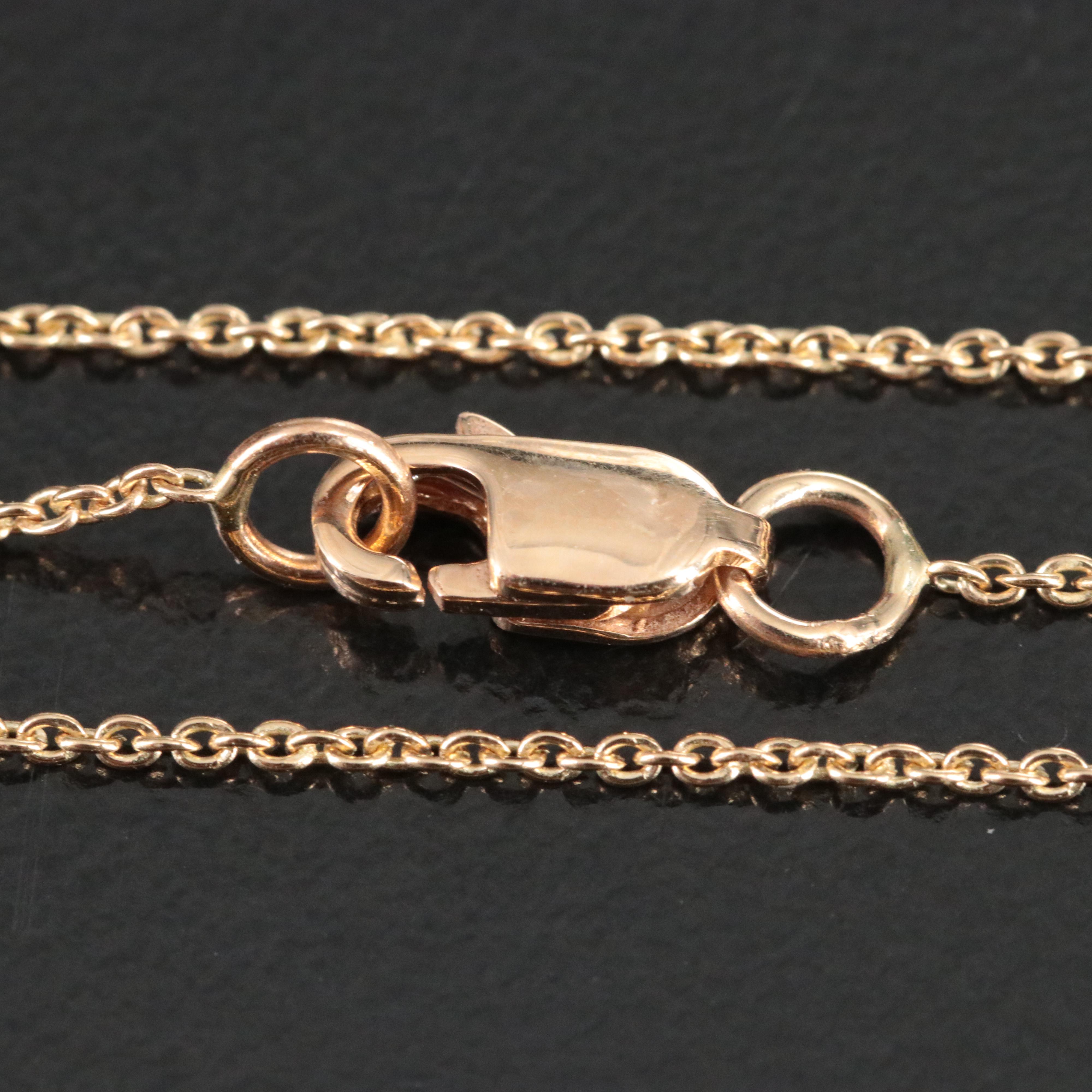 18K 4.58 CT Lab Grown Diamond Solitaire Necklace with IGI Report