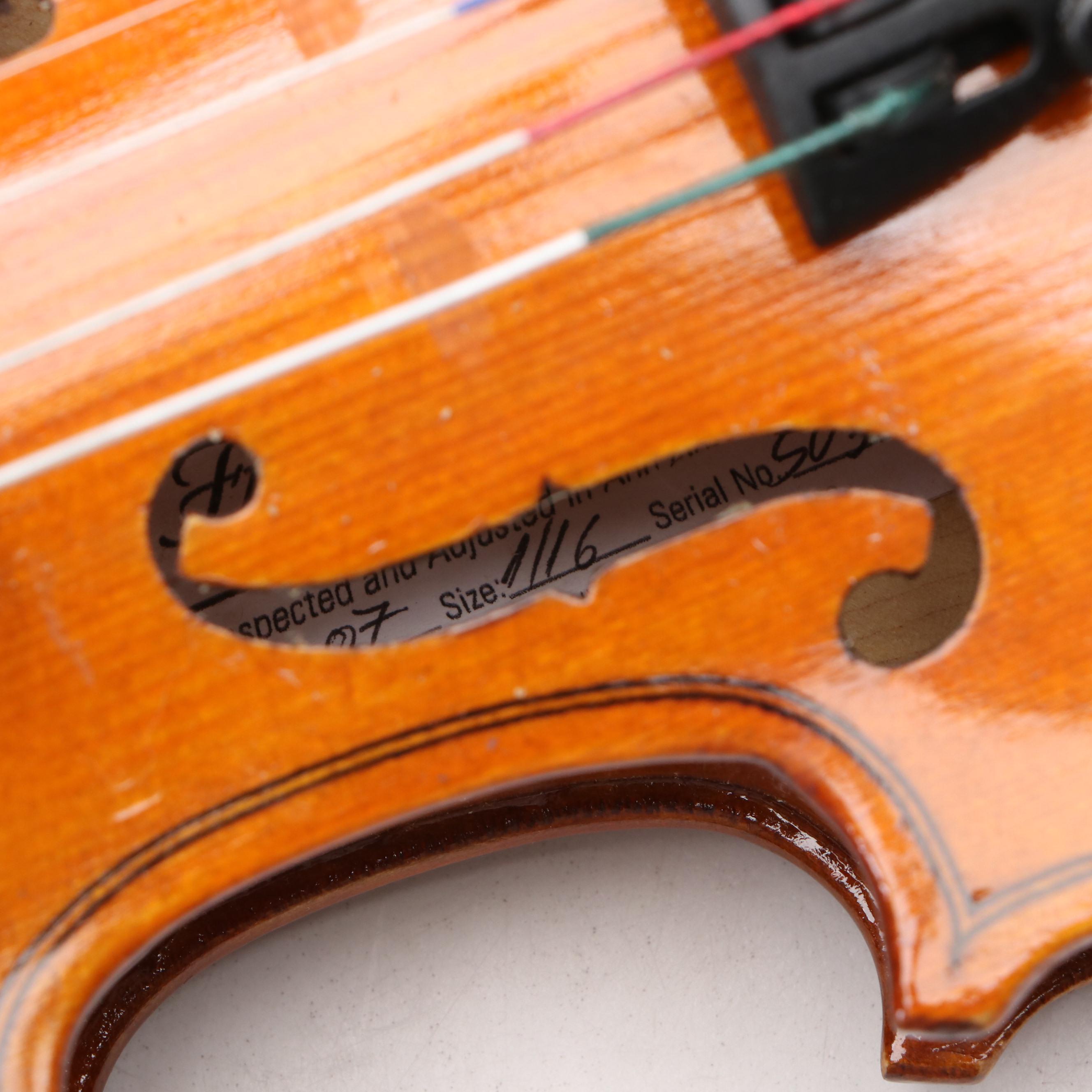 Franz Hoffmann Shar Music No. 503.05 1/16 Violin, 2007