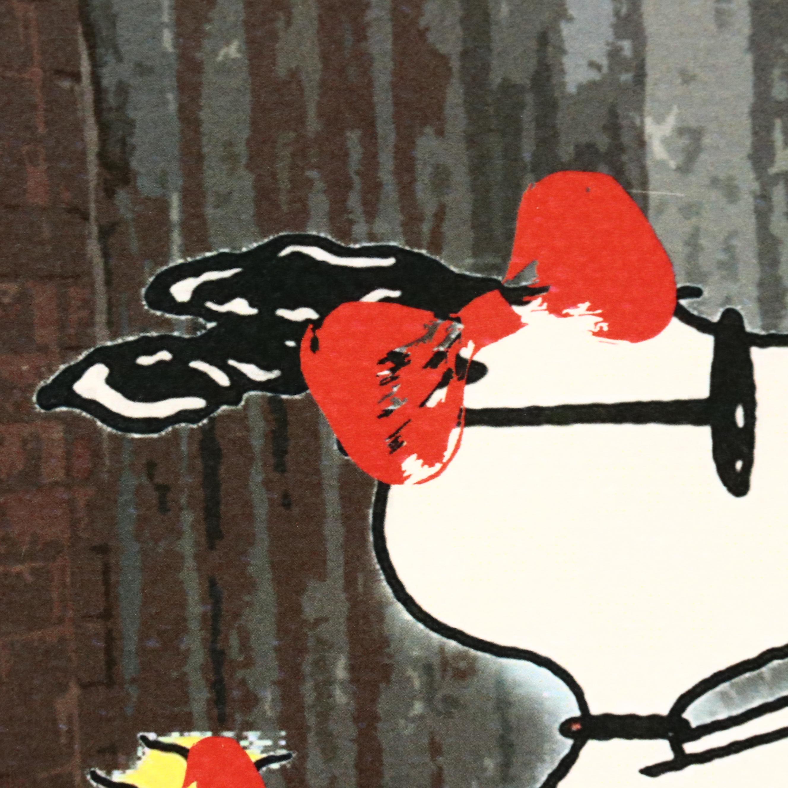 Death NYC Pop Art Digital Print Featuring Snoopy x Banksy