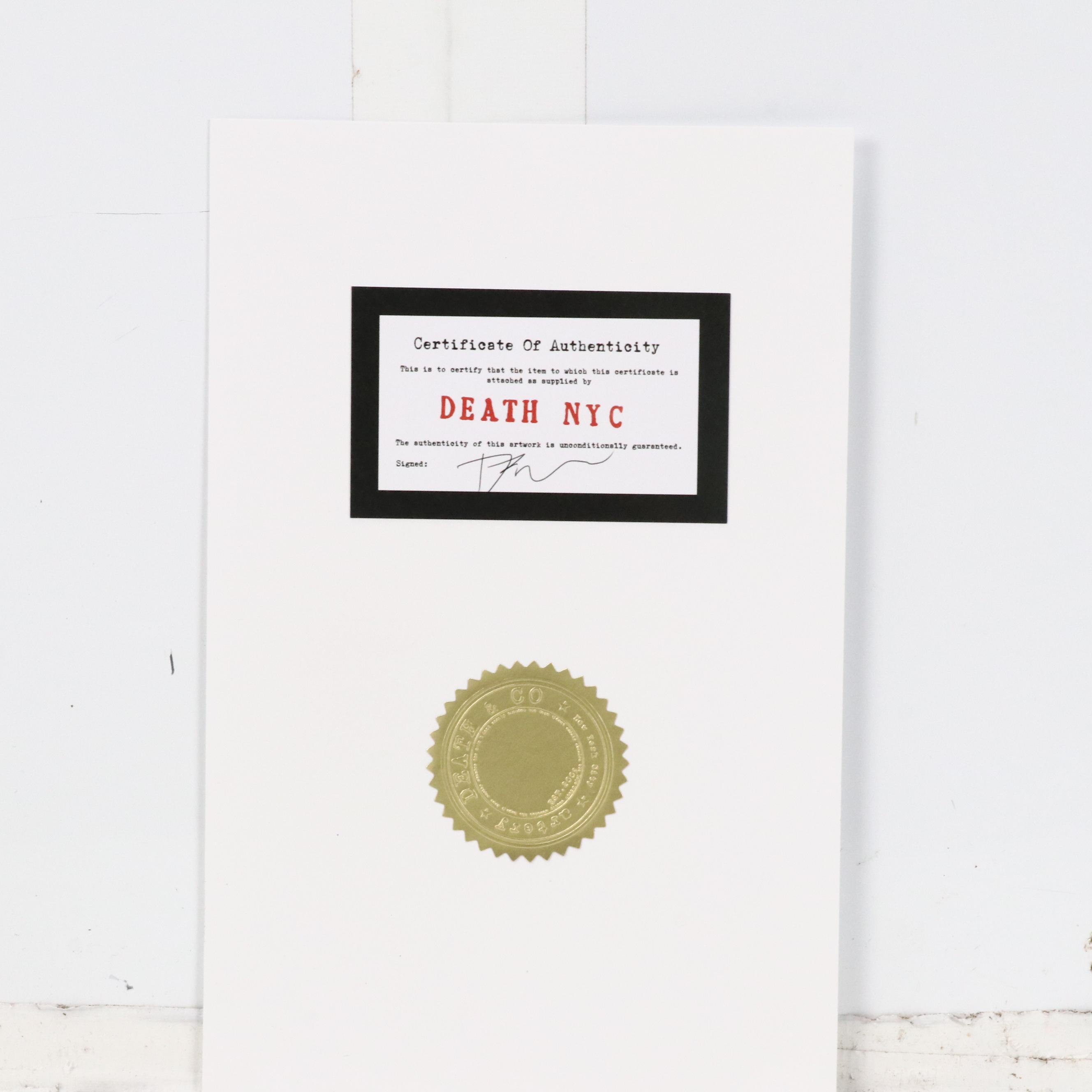 Death NYC Pop Art Digital Print Featuring Snoopy x Banksy