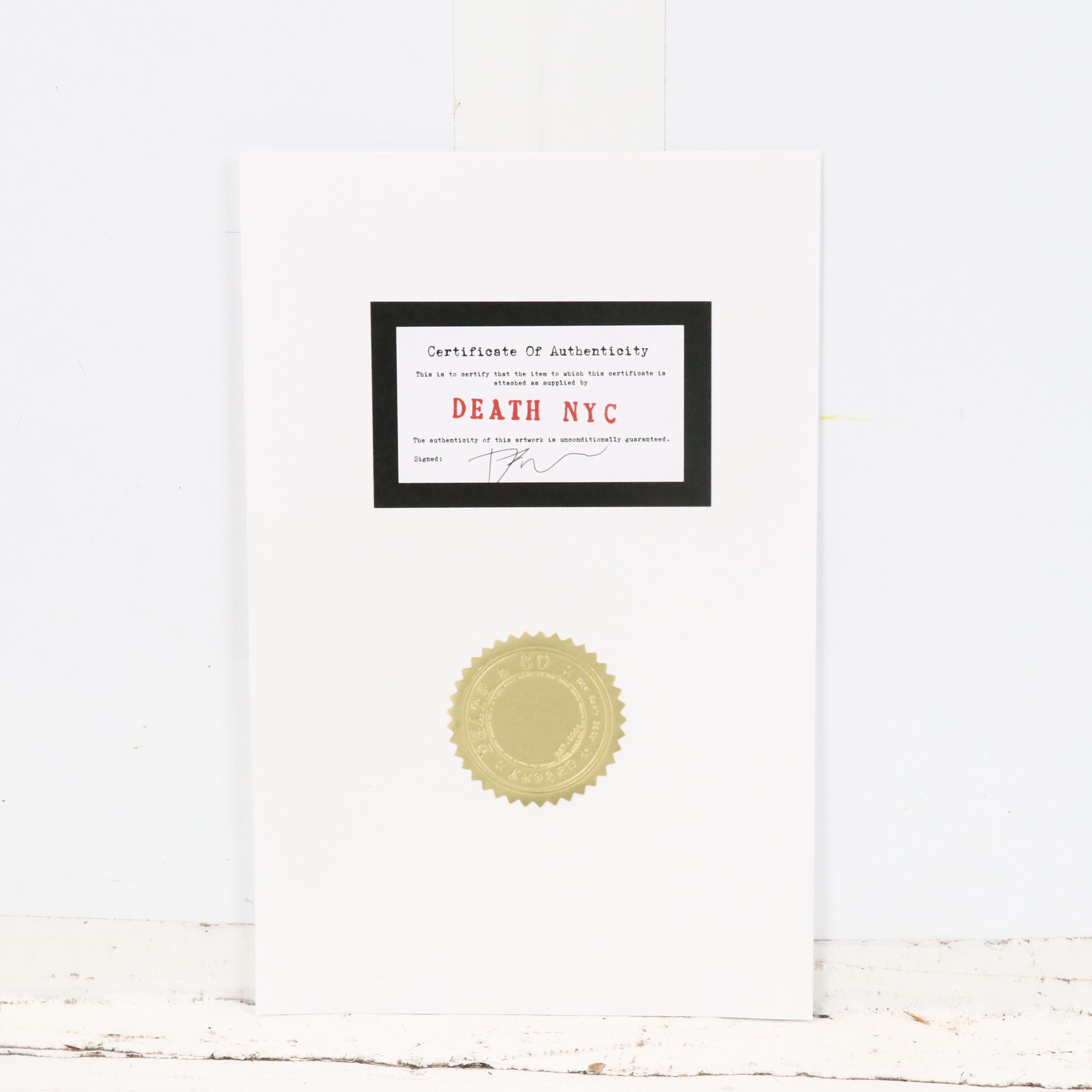 Death NYC Pop Art Digital Print Featuring The Beatles x Takashi Murakami