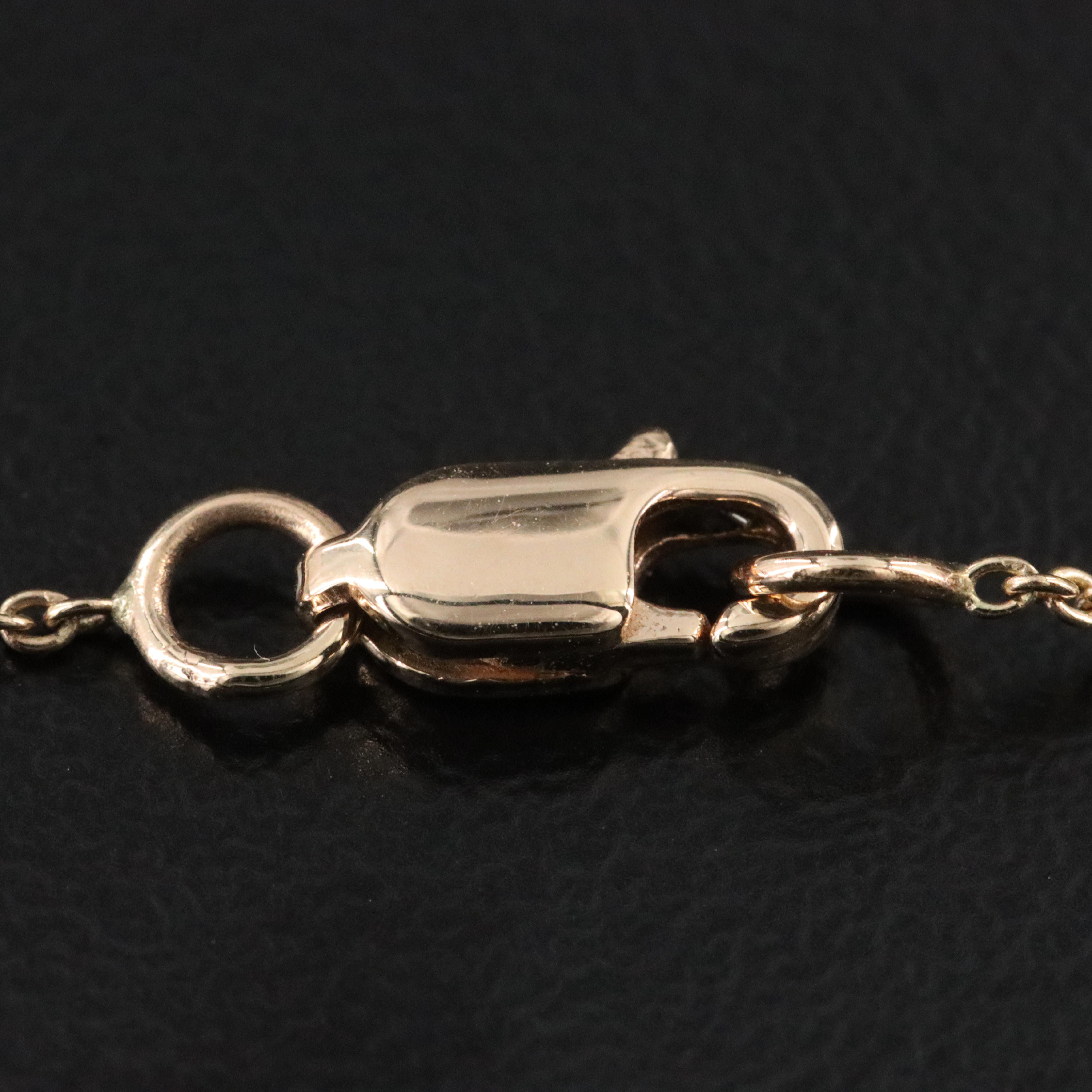 18K 5.40 CT Lab Grown Diamond Solitaire Necklace with IGI Report