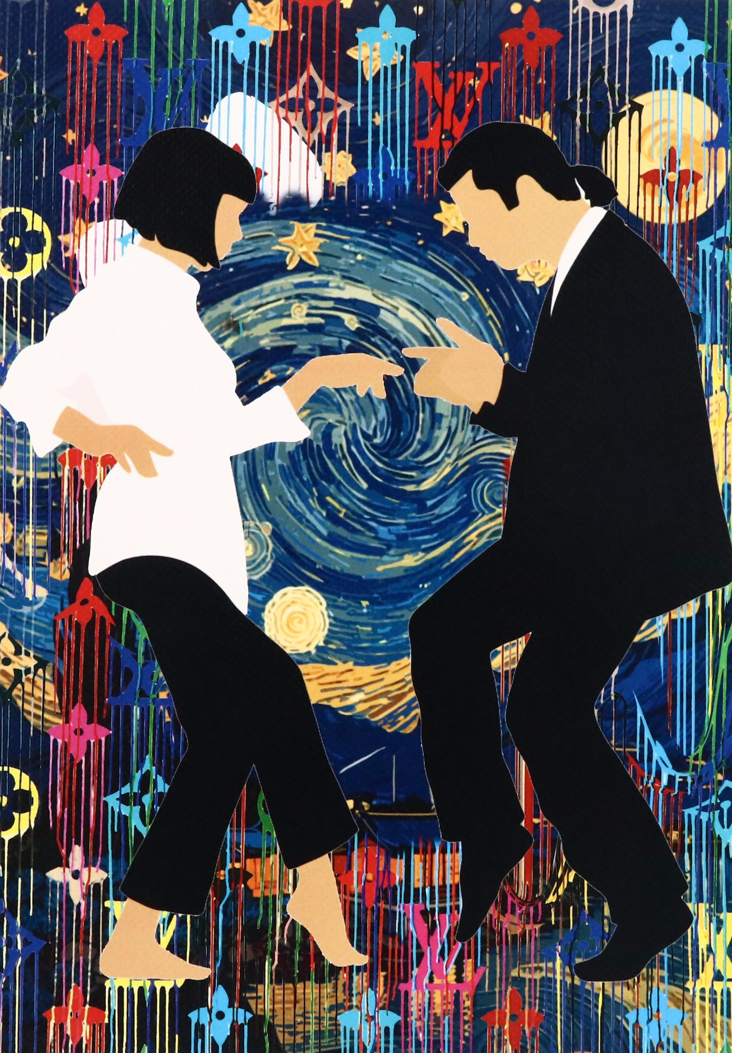 Death NYC Pop Art Digital Print Featuring Louis Vuitton x Dancers, 2024