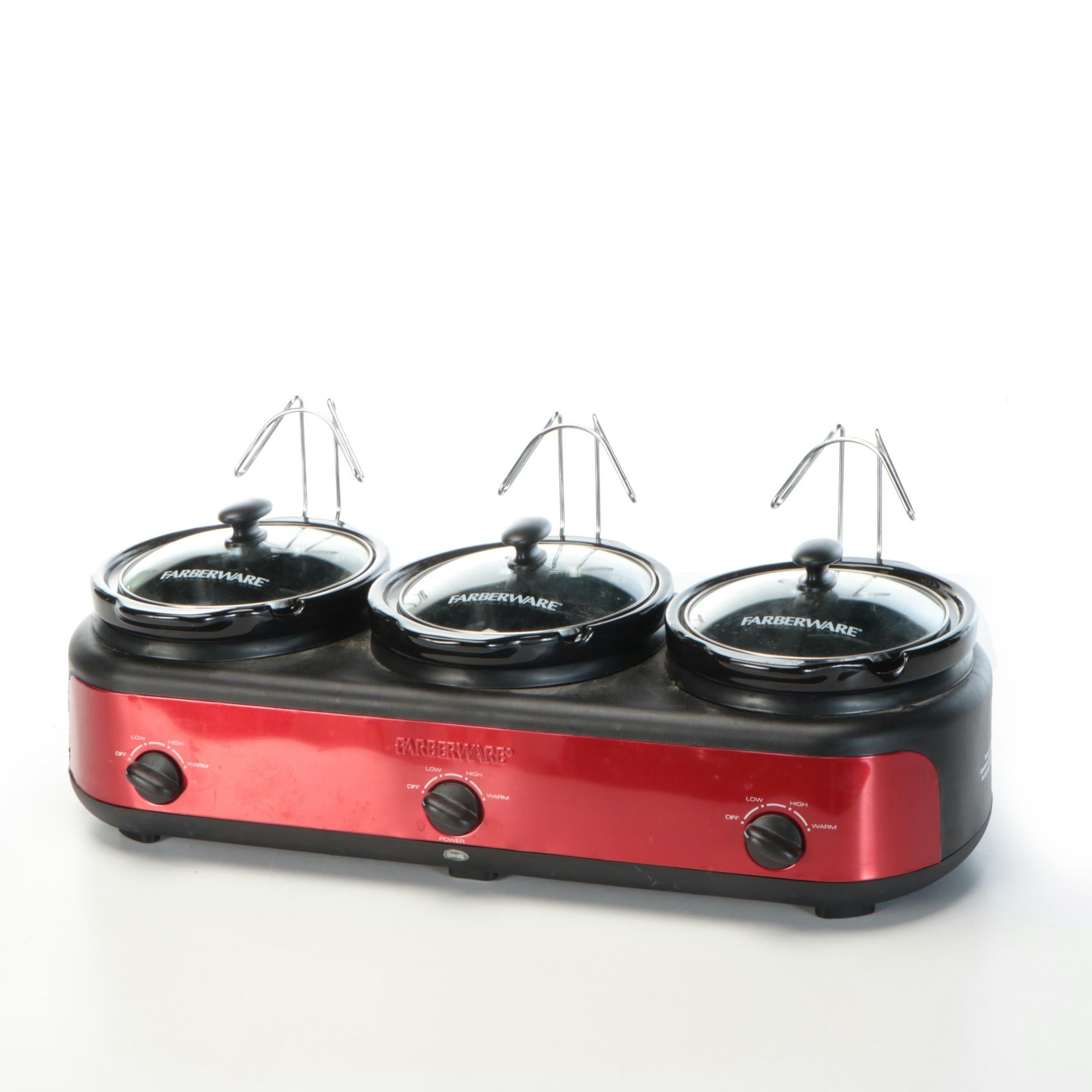 Farberware EWMST-325R Triple Slow Cooker
