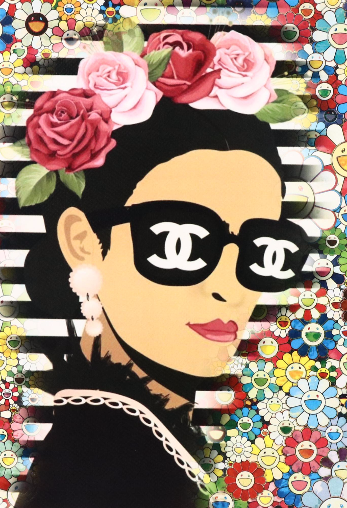 Death NYC Pop Art Digital Print Featuring Chanel x Murakami, 2024