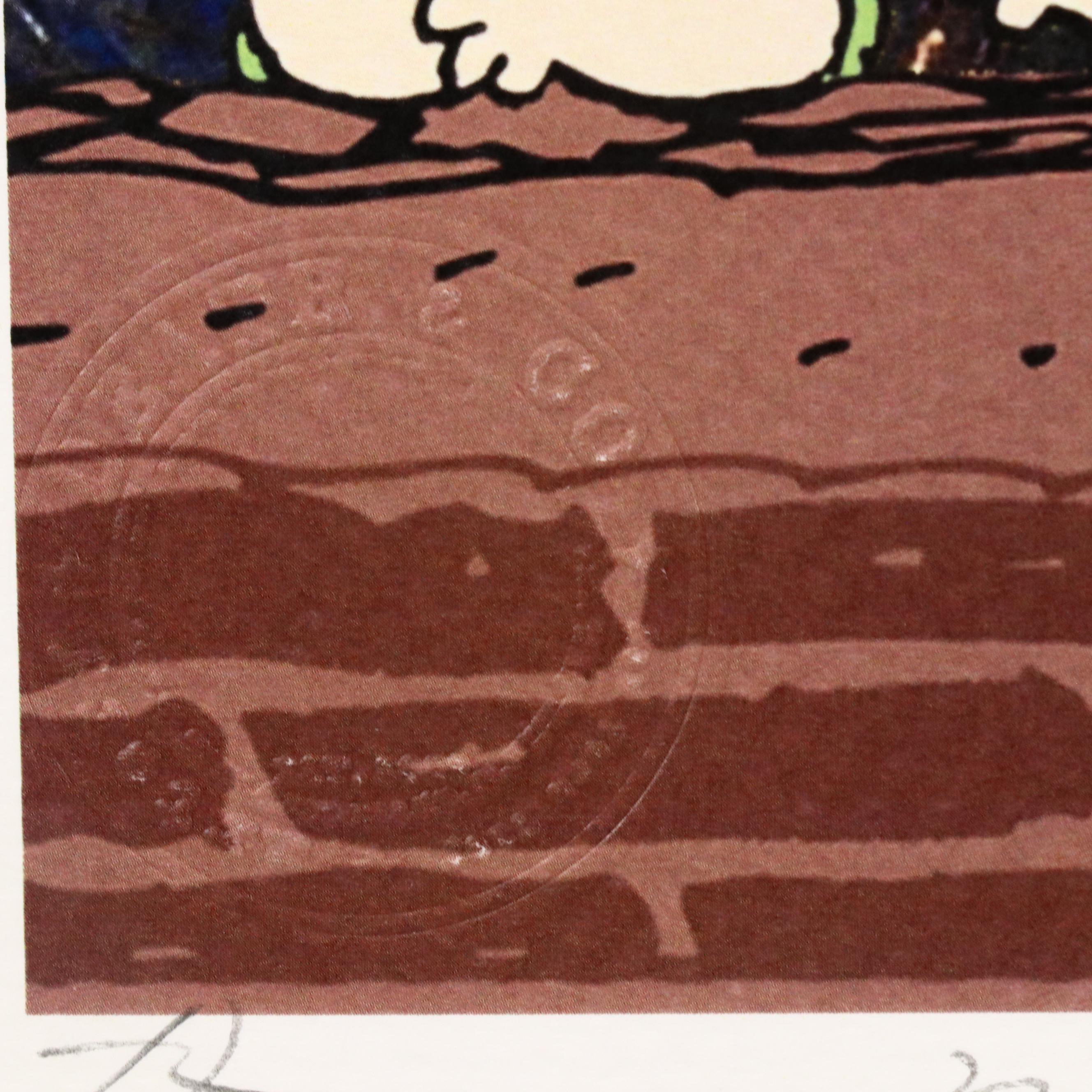 Death NYC Pop Art Digital Print Featuring Van Gogh x Peanuts, 2022