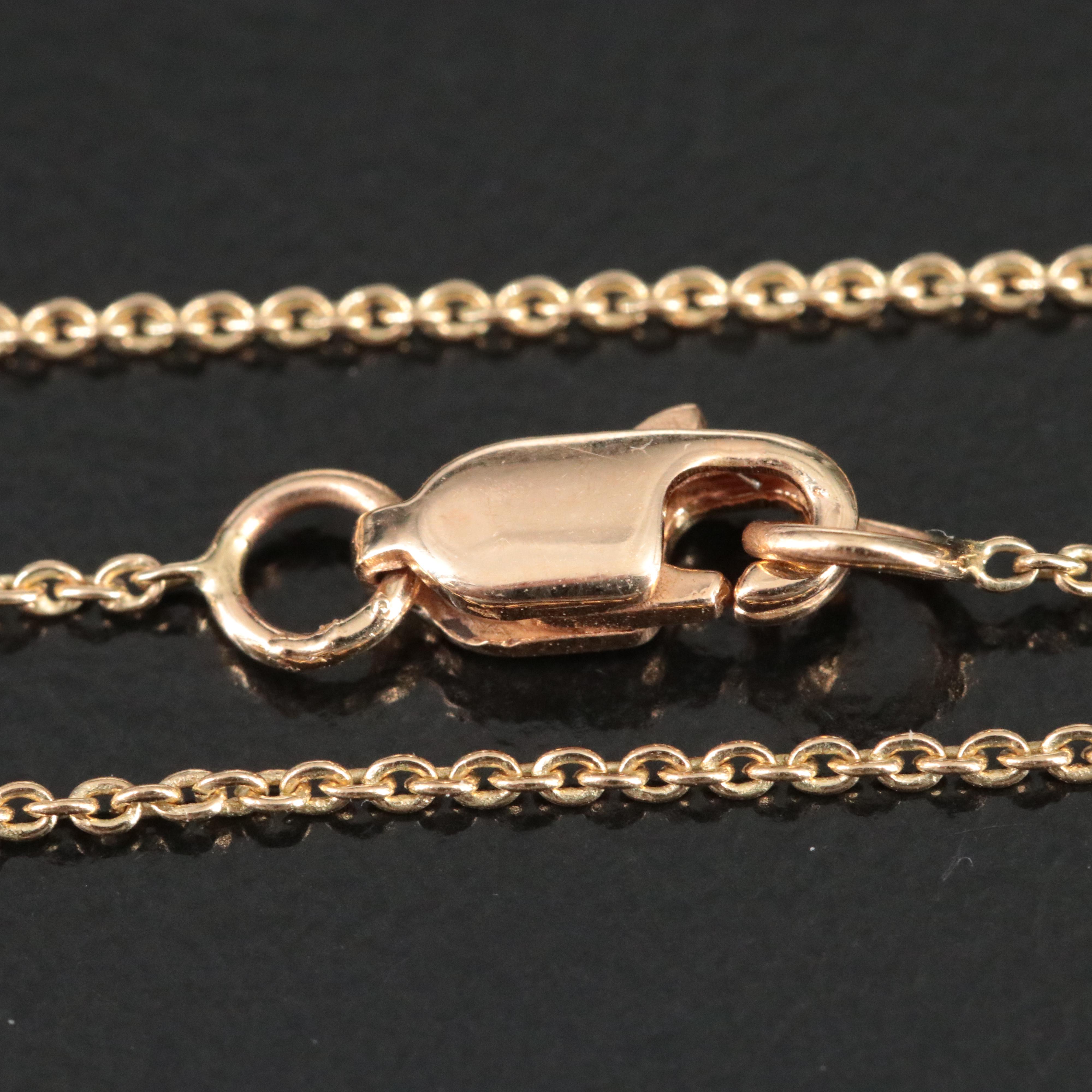 18K 3.02 CT Lab Grown Diamond Solitaire Necklace with IGI Report